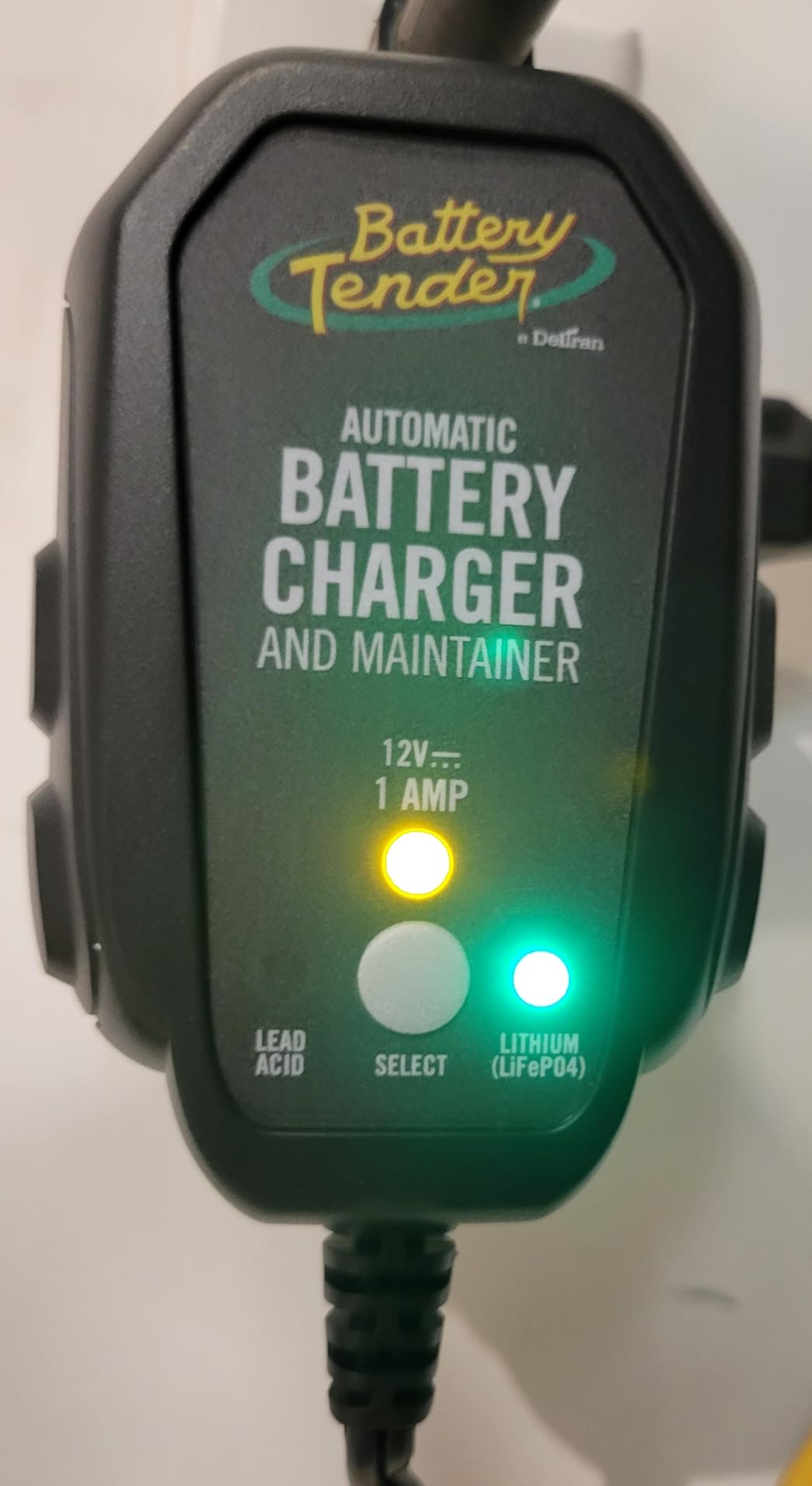 Battery Tender Junior 12V, 800mA Battery Charger and Maintainer for Lead Acid and Lithium Batteries - Switchable Battery Charger for Powersports customer photo 2