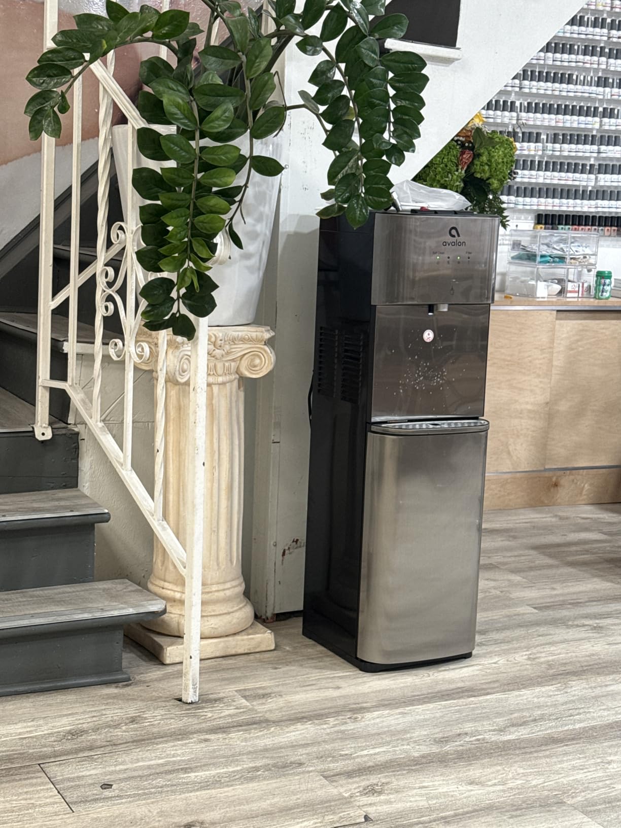 Avalon Self Cleaning Bottleless Water Cooler Water Dispenser - 3 Temperature Settings - Hot, Cold & Room Water, Durable Stainless Steel Cabinet, NSF Certified Filter - UL Listed customer photo 1