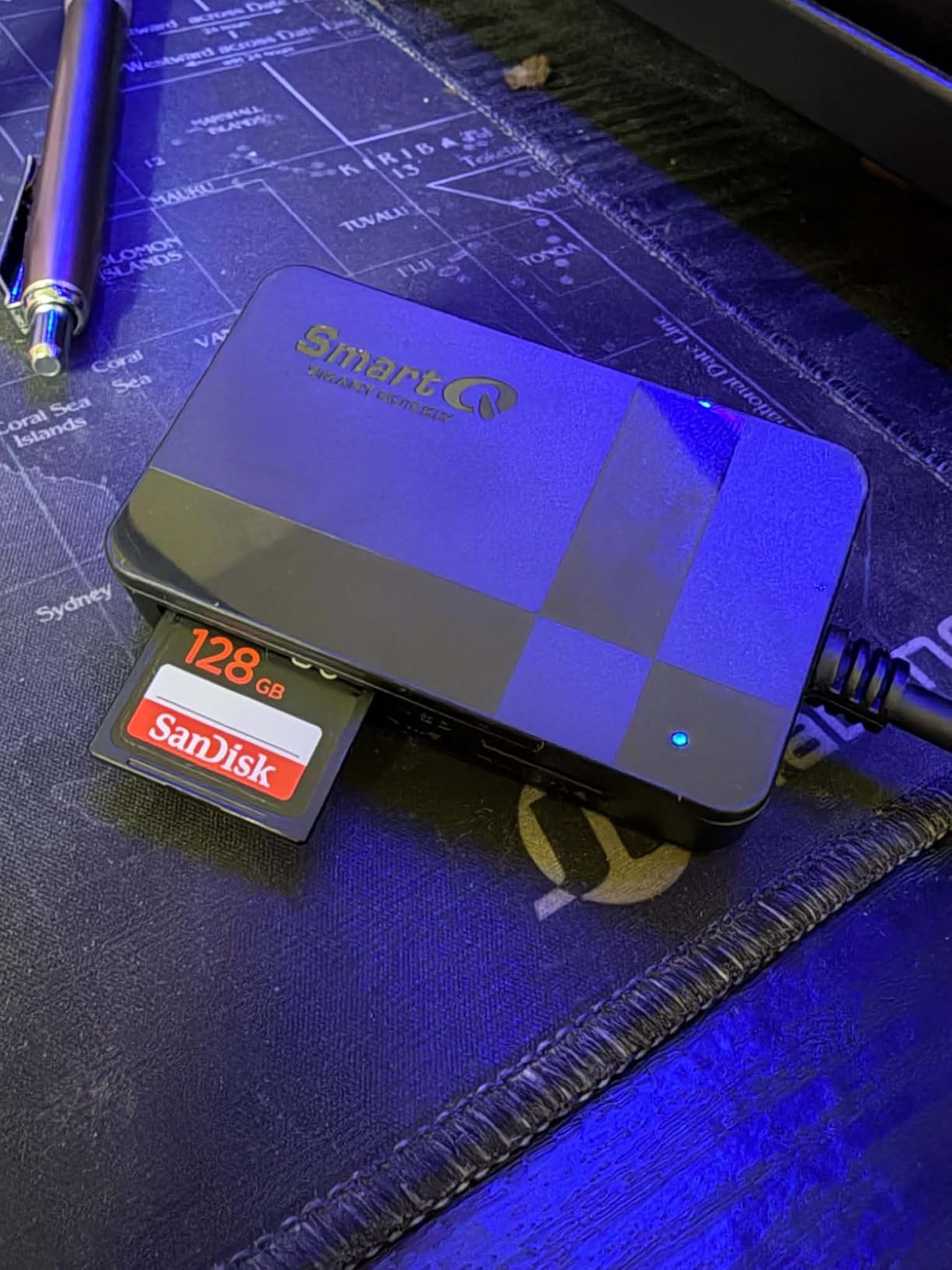 SmartQ C368 USB 3.0 Card Reader - Plug & Play, Compatible with Apple & Windows, Supports SD, Micro SD, MS, CF Cards customer photo 1