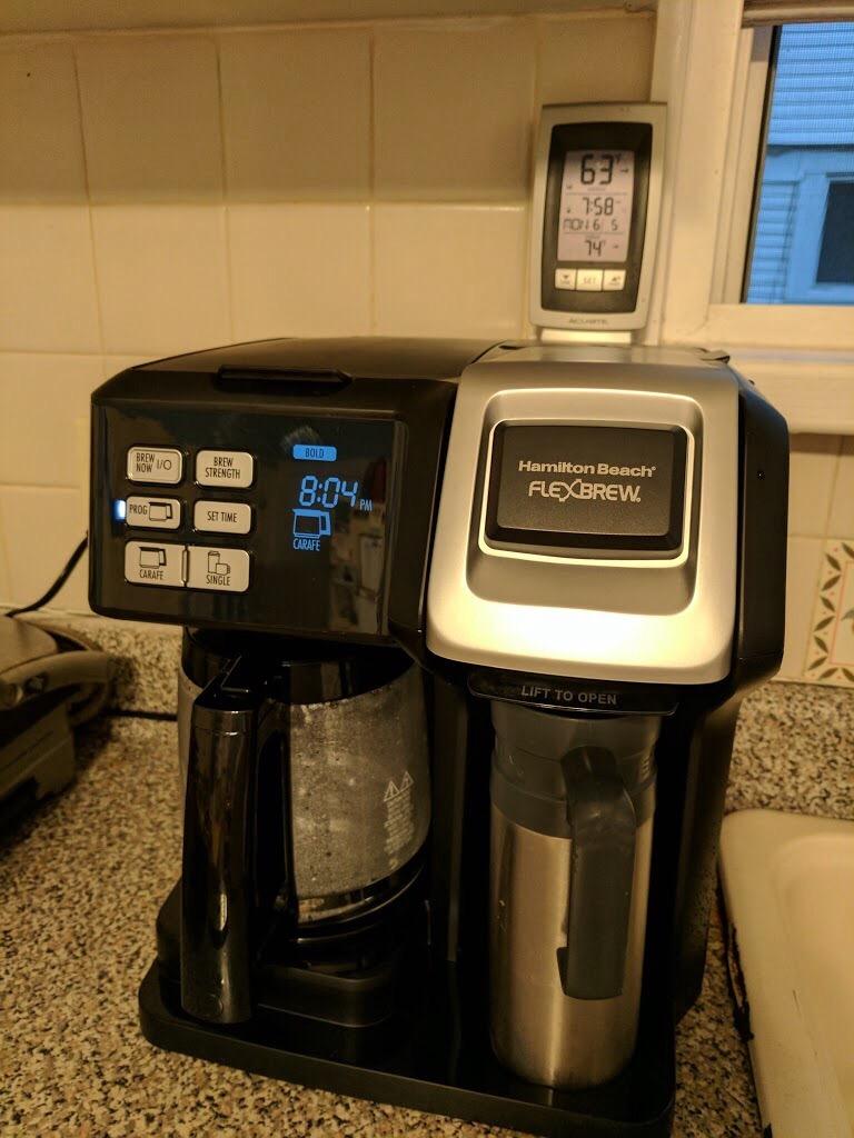 Hamilton Beach FlexBrew Trio 2-Way Drip & Single Serve Coffee Maker | Compatible With K-Cups, Pods or Grounds | Black | 49976 customer photo 1