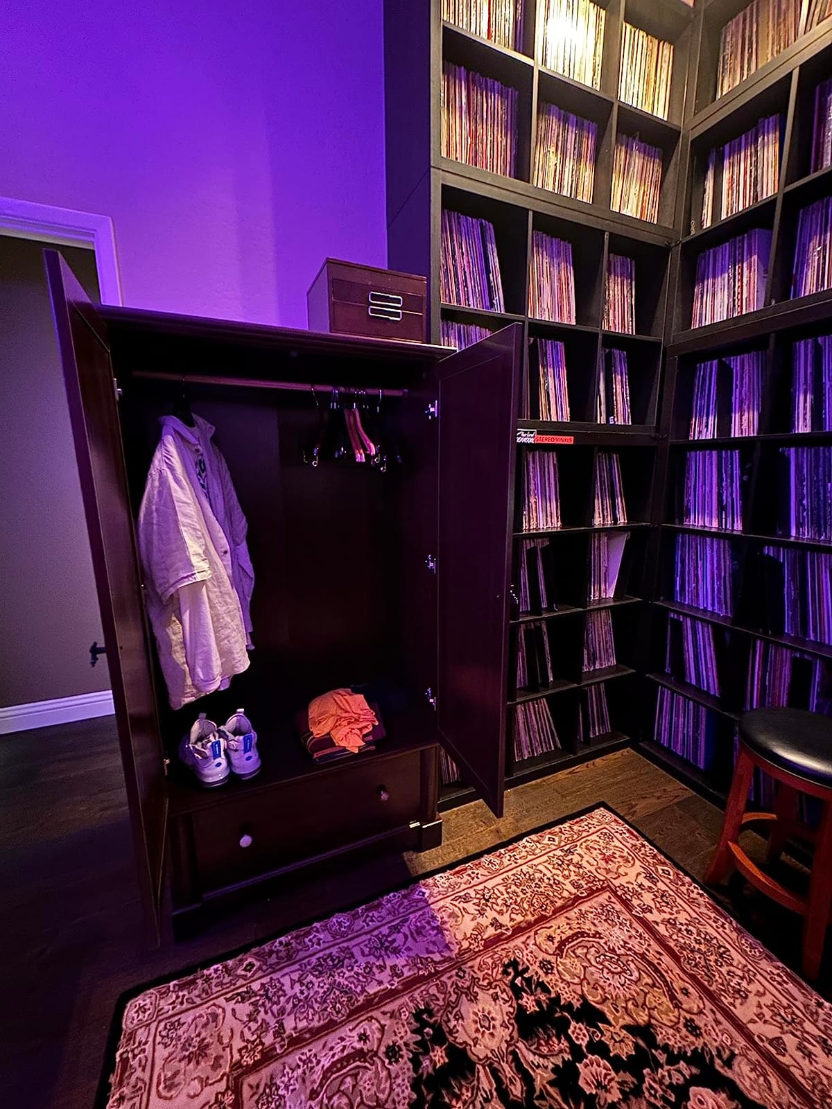 Sauder Palladia Armoire, Vintage Oak finish customer photo 2