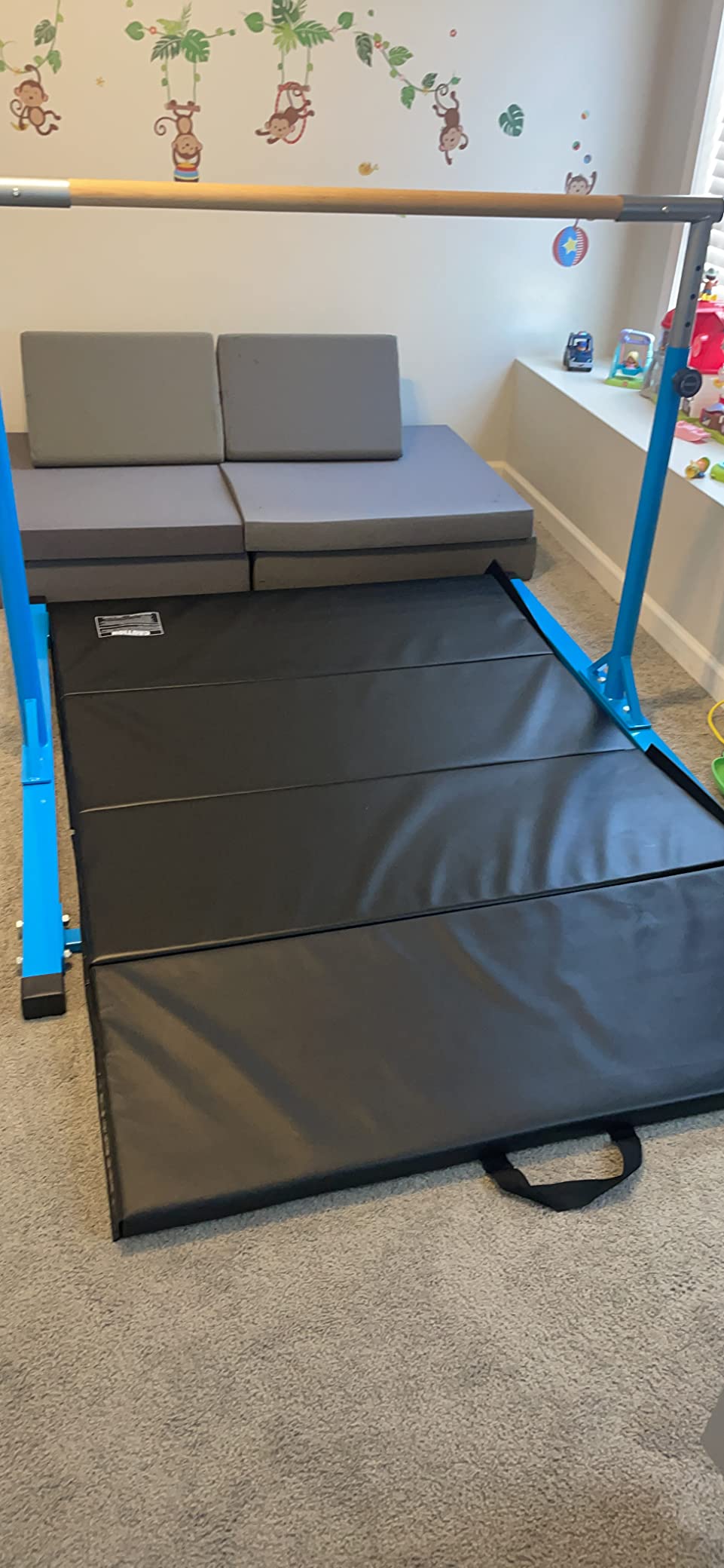 We Sell Mats - 4 ft x 6 ft x 2 - Personal Fitness & Exercise Mat for Home Workout - Lightweight and Folds for Carrying - All Purpose Gym Mat customer photo 1