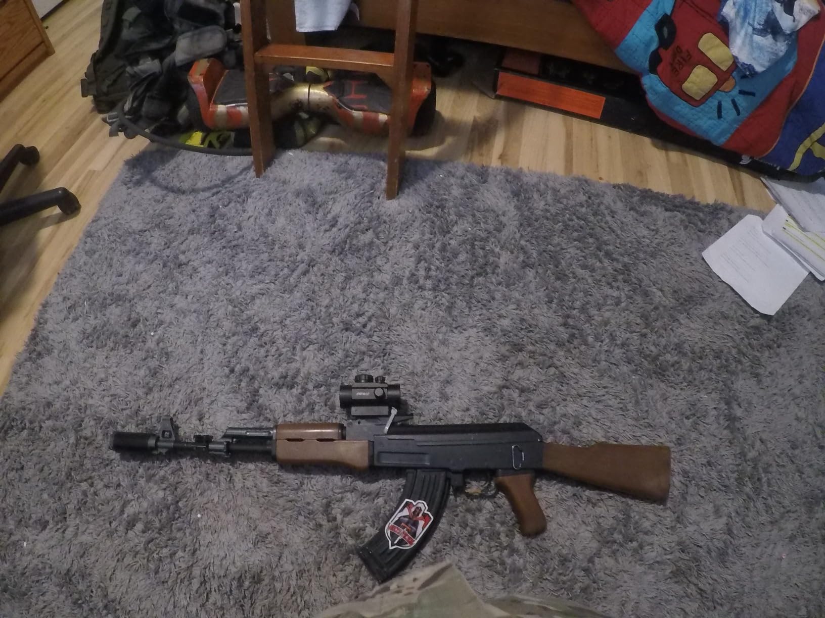 Lancer Tactical Gen 2 Airsoft Steel AK-47 Airsoft AEG Rifle with Battery & Charger 370-390 FPS-Faux Wood (LT-728-G2) customer photo 1