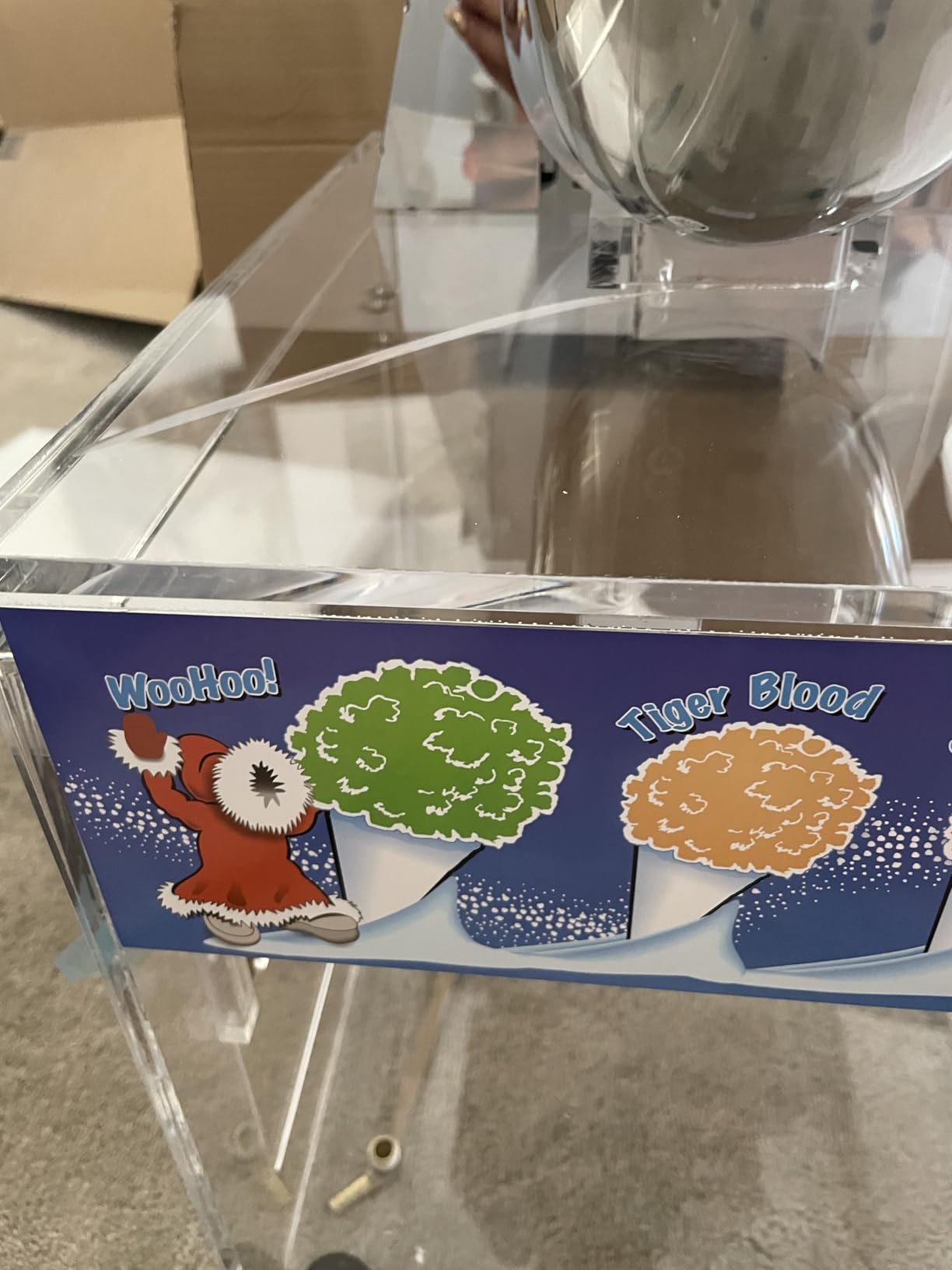 Great Northern Polar Blast Acrylic Snow Cone Machine Snowcone Slush Maker customer photo 2