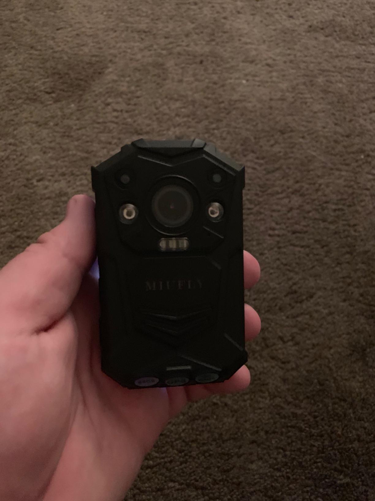 MIUFLY 1296P FHD Body Camera Indoor and Outdoor Use with 2 Inch Display, GPS, Night Vision (64GB) customer photo 1