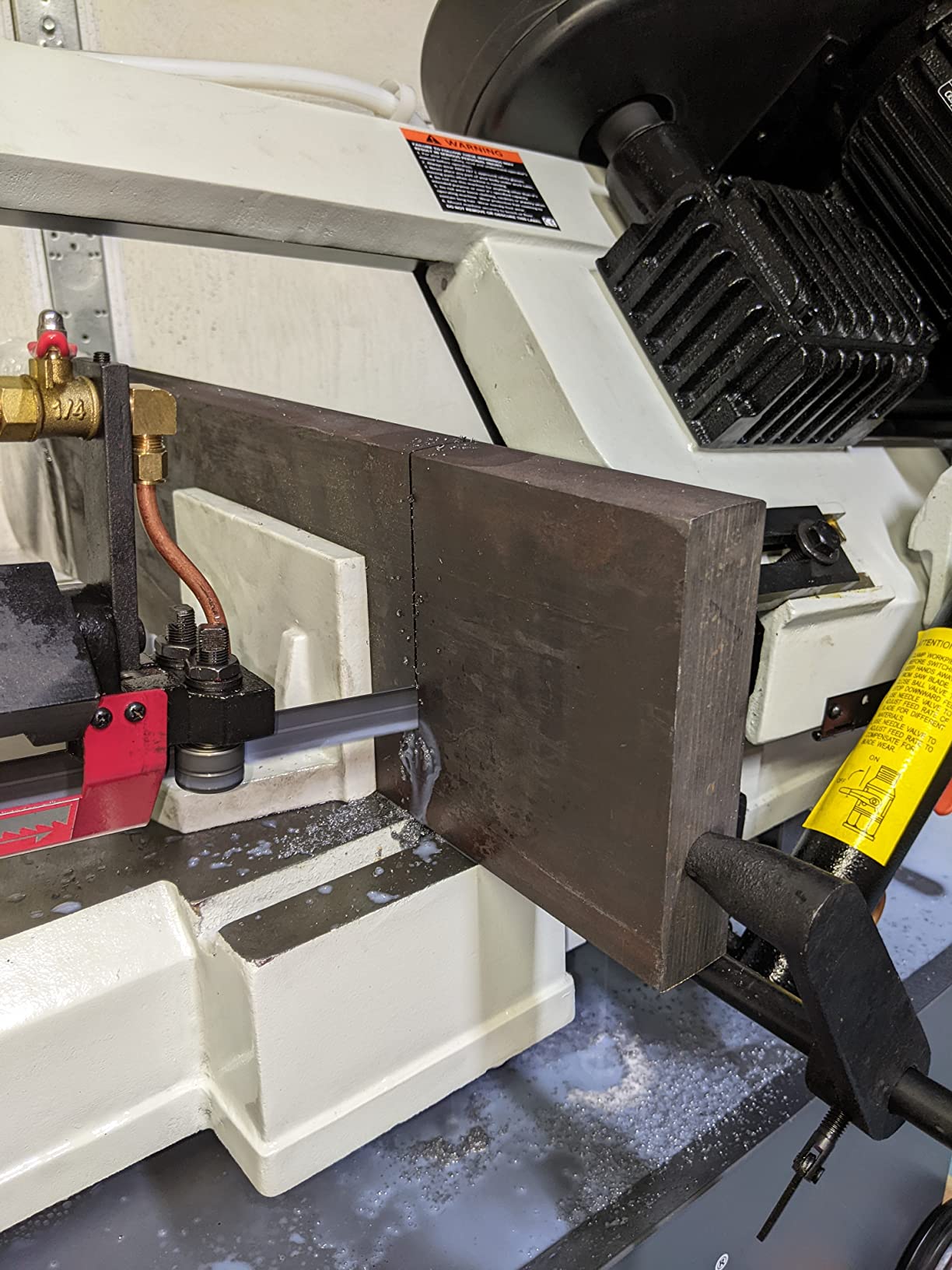 Metal Cutting Band Saw, 9 in Round KAKA INDUSTRIAL BS-912B customer photo 1