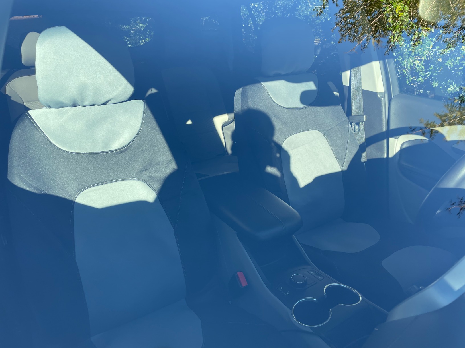 Motor Trend AquaShield Waterproof Front Seat Covers, Gray Seat Covers for Cars - Neoprene Front Car Seats Cover, SUV Seat Covers Protector customer photo 2