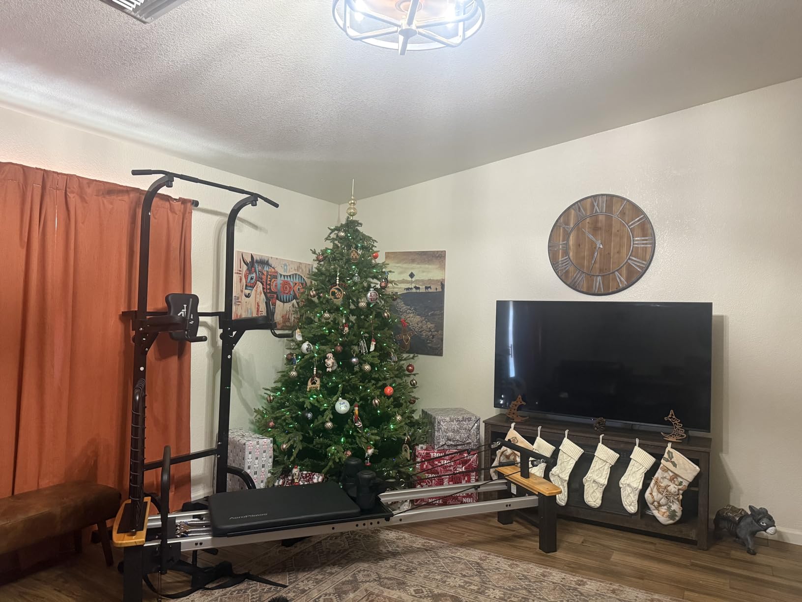 Stamina Products AeroPilates Pro 565 Pilates Reformer with Oak Wood Base - Studio Grade for Home Use with Cardio Rebounder, Adjustable Foot Bar, 4 Resistance Springs, and Workout DVD customer photo 1