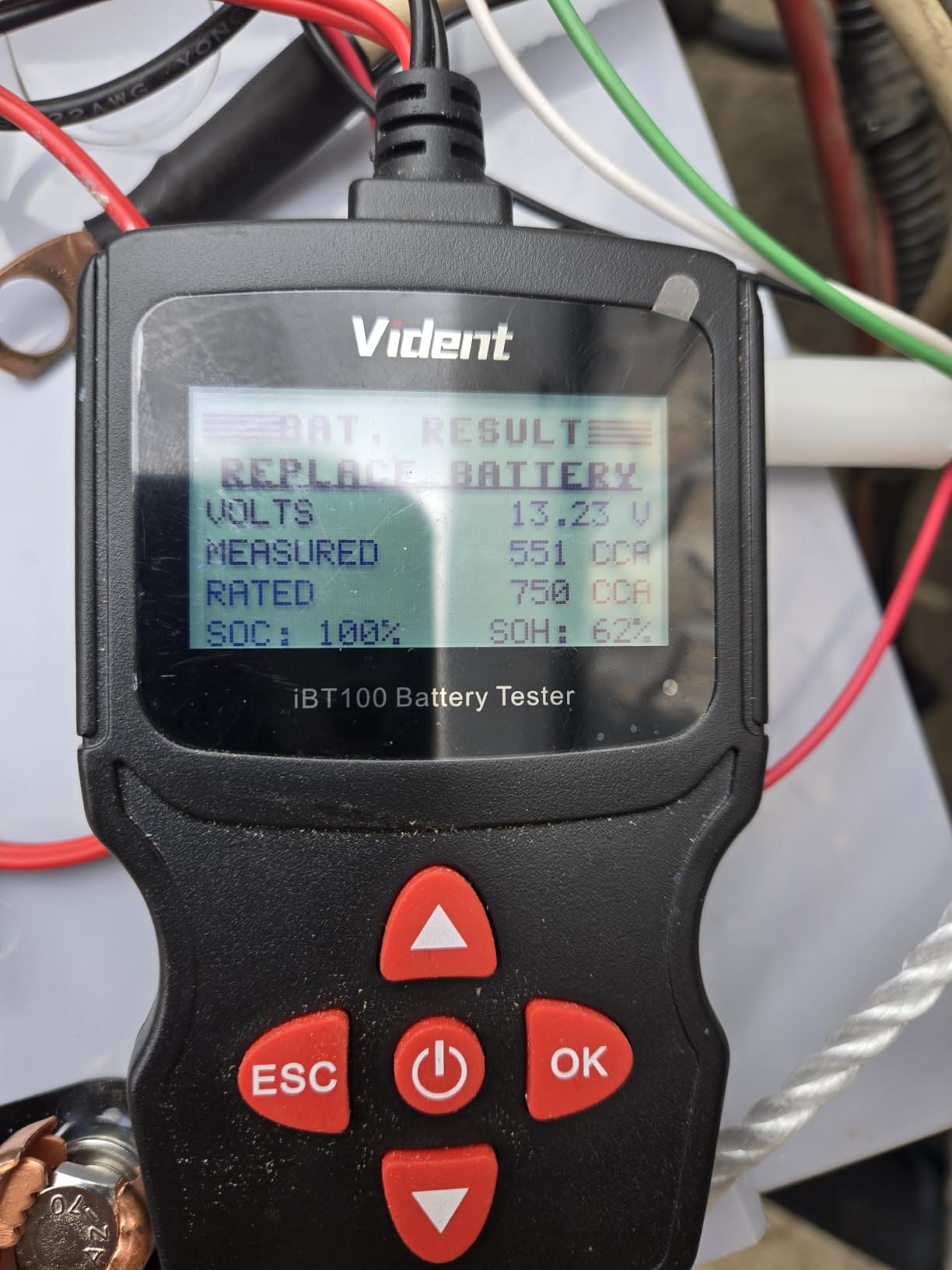 Renogy Deep Cycle AGM 12 Volt 100Ah Battery, 3% Self-Discharge Rate, 1100A Max Discharge Current, Safe Charge Appliances for RV, Camping, Cabin, Marine and Off-Grid System, Maintenance-Free customer photo 1