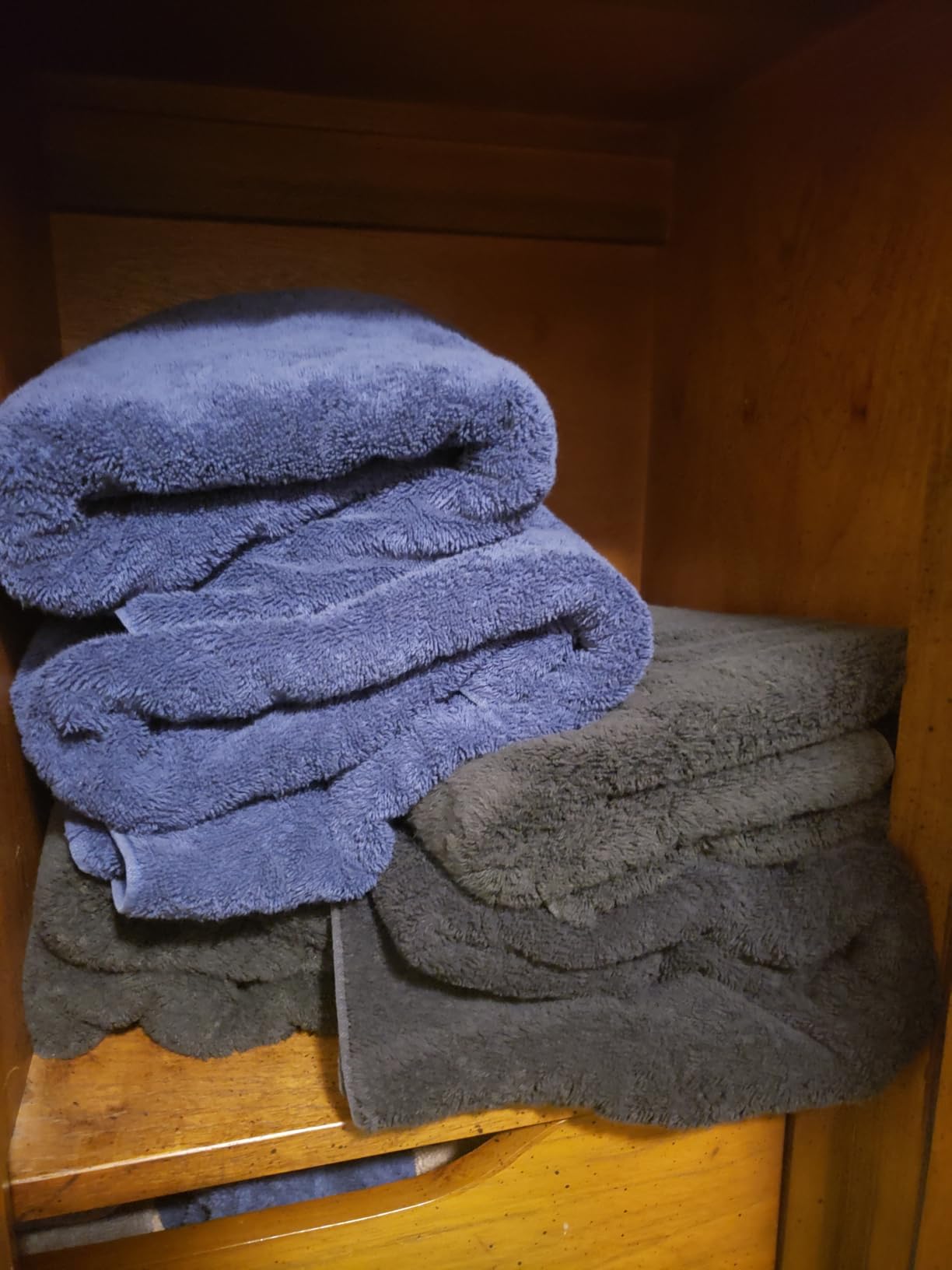 Towel Bazaar 2-Piece Jumbo Bath Towel Set, Cotton Turkish Towels, 35x70 Luxury Towel Super Soft and Absorbent, Perfect Use for Bathroom, Shower Towels - Gray customer photo 1