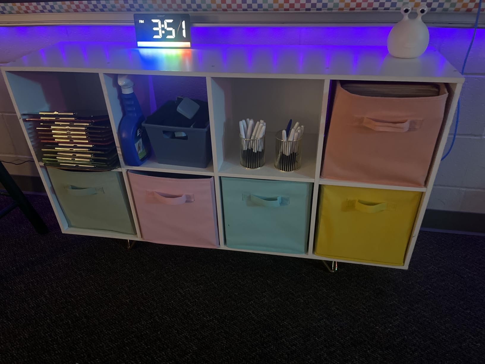 Sorbus 11 Inch Fabric Storage Cubes - Sturdy Collapsible Bins With Handle - 6 Foldable Baskets for Organizing Clothes, Toys, Books customer photo 1