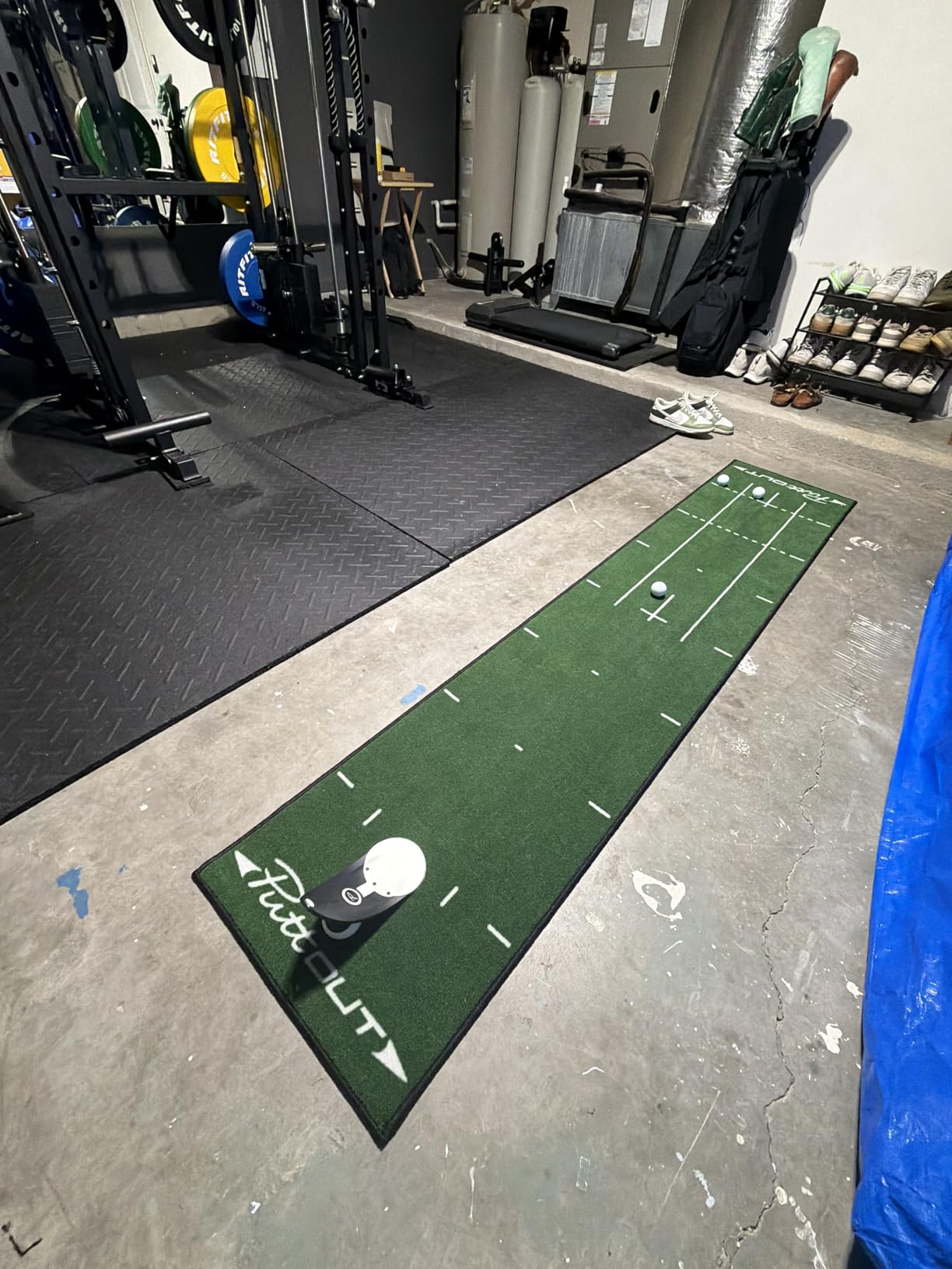 PuttOUT Medium Putting Mat - Perfect Your Golf Putting (7.9ft x 1.6ft) customer photo 1