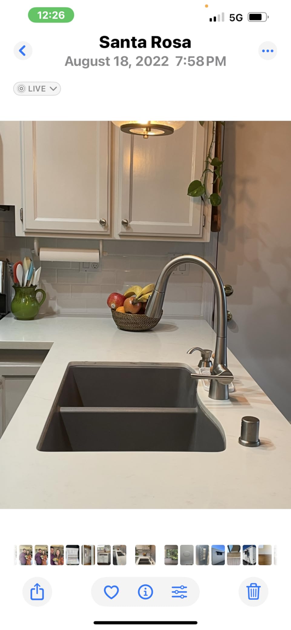 KRAUS Forteza 33-inch Drop in/Undermount 50/50 Double Bowl Granite Kitchen Sink in Black, KGD-52BLACK customer photo 1