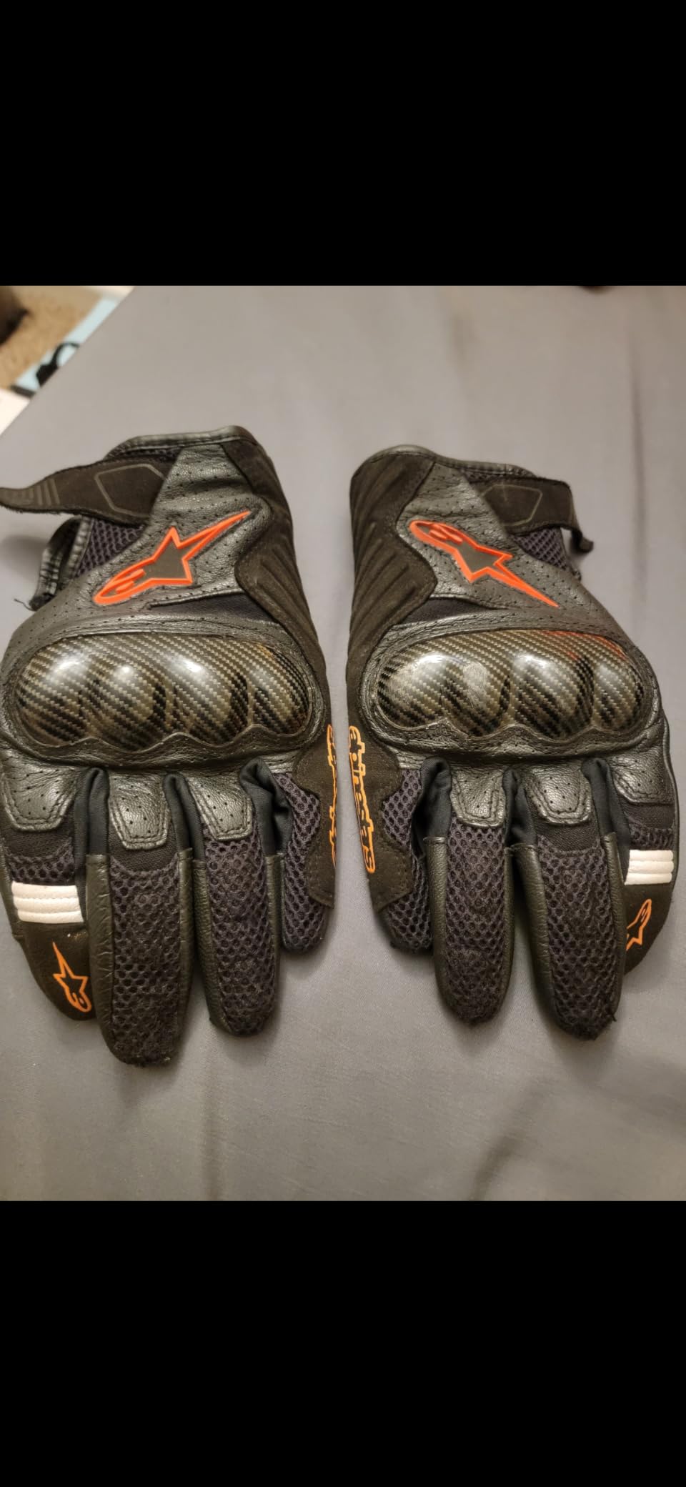 Alpinestars SMX 1 Air V2 Motorcycle Gloves Lightweight Ventilated Design Street Riding Comfort Enhanced Grip Protection customer photo 1