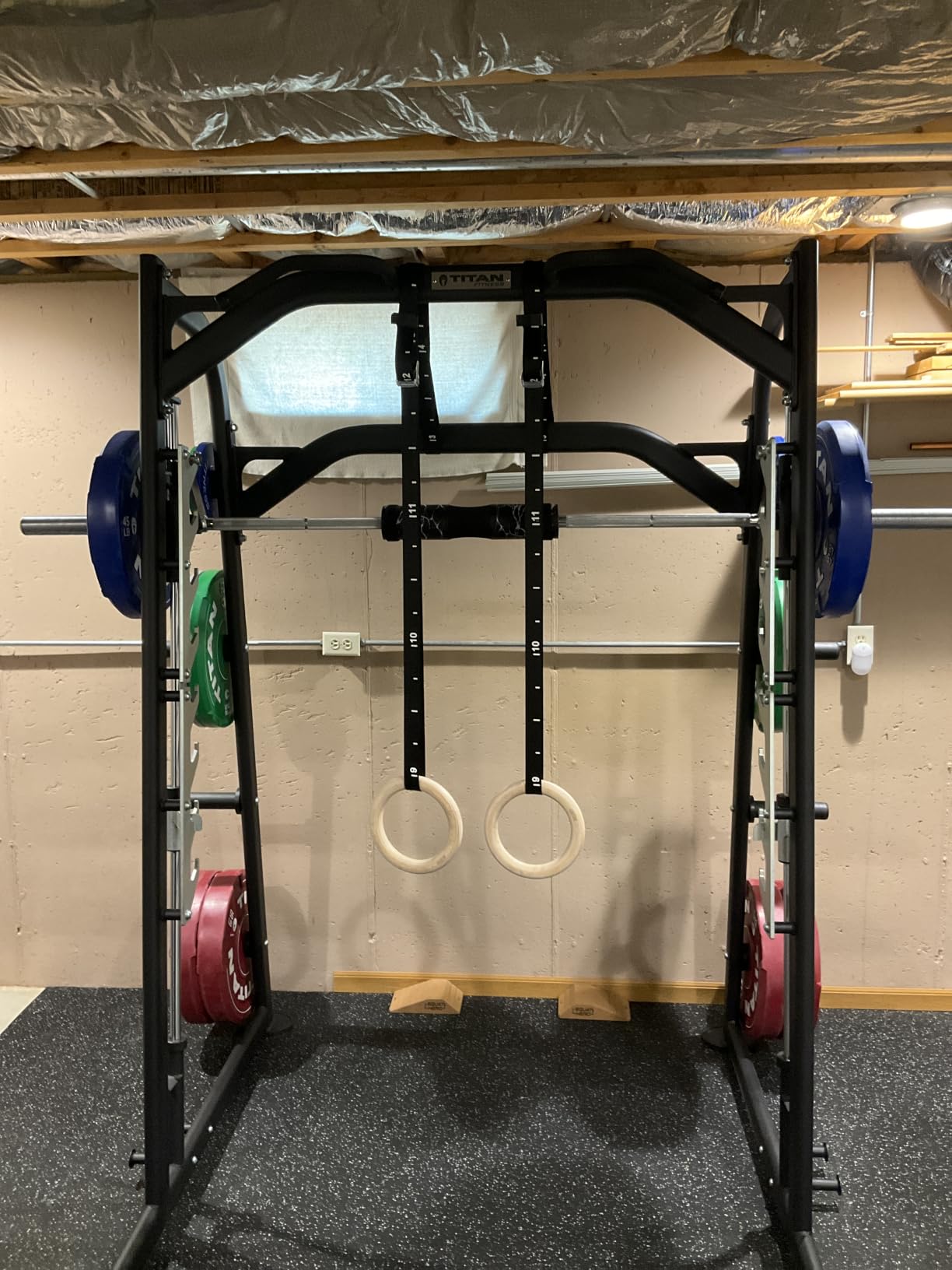 REP Fitness Wood Gymnastic Rings with Numbered Heavy Duty Adjustable Straps - Perfect for Cross-Training Workouts, Gymnastics and Conditioning customer photo 1