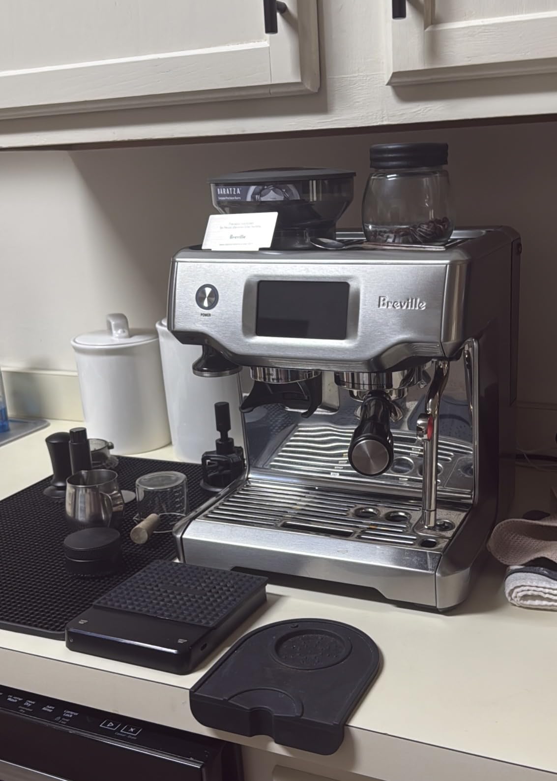 Breville BES880BSS Barista Touch Espresso Machine, Brushed Stainless Steel customer photo 1