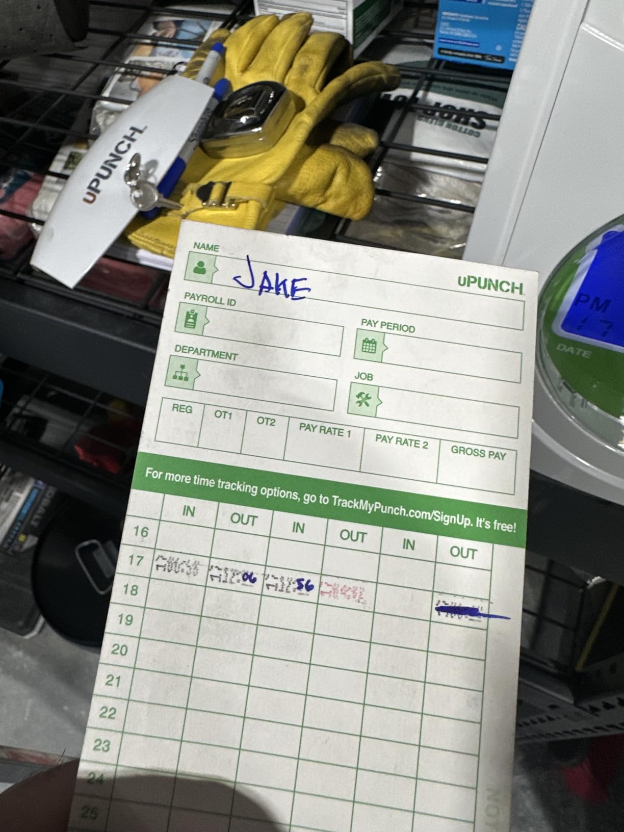 HN1500 Starter Time Clock Bundle for Small Business: Employee Punch Clock System with 100 Time Cards, Card Rack, and Ribbon customer photo 1