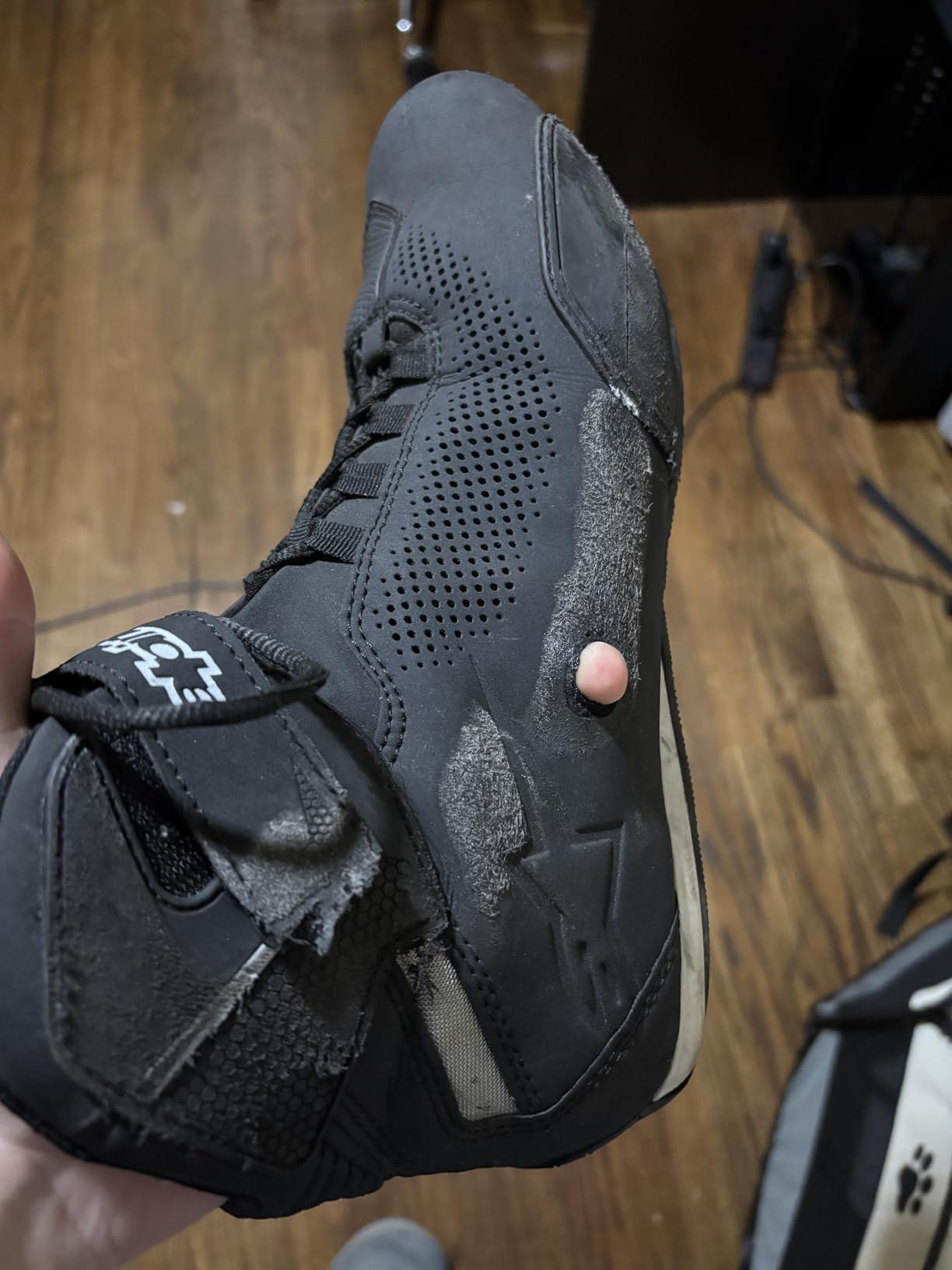 Alpinestars Sektor Vented Motorcycle Shoes, Lightweight & Breathable Riding Gear, 8, Black customer photo 1