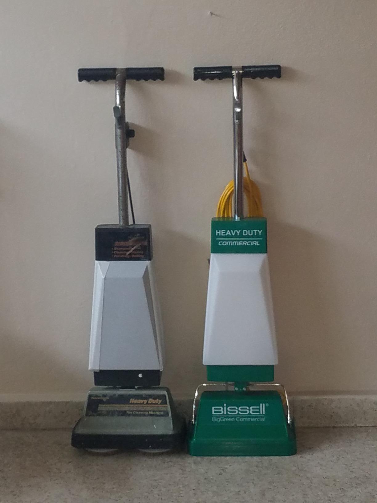 Bissell BigGreen BGFS5000 Portable Two Brush Floor Scrubber & Polisher, Polypropylene, 13