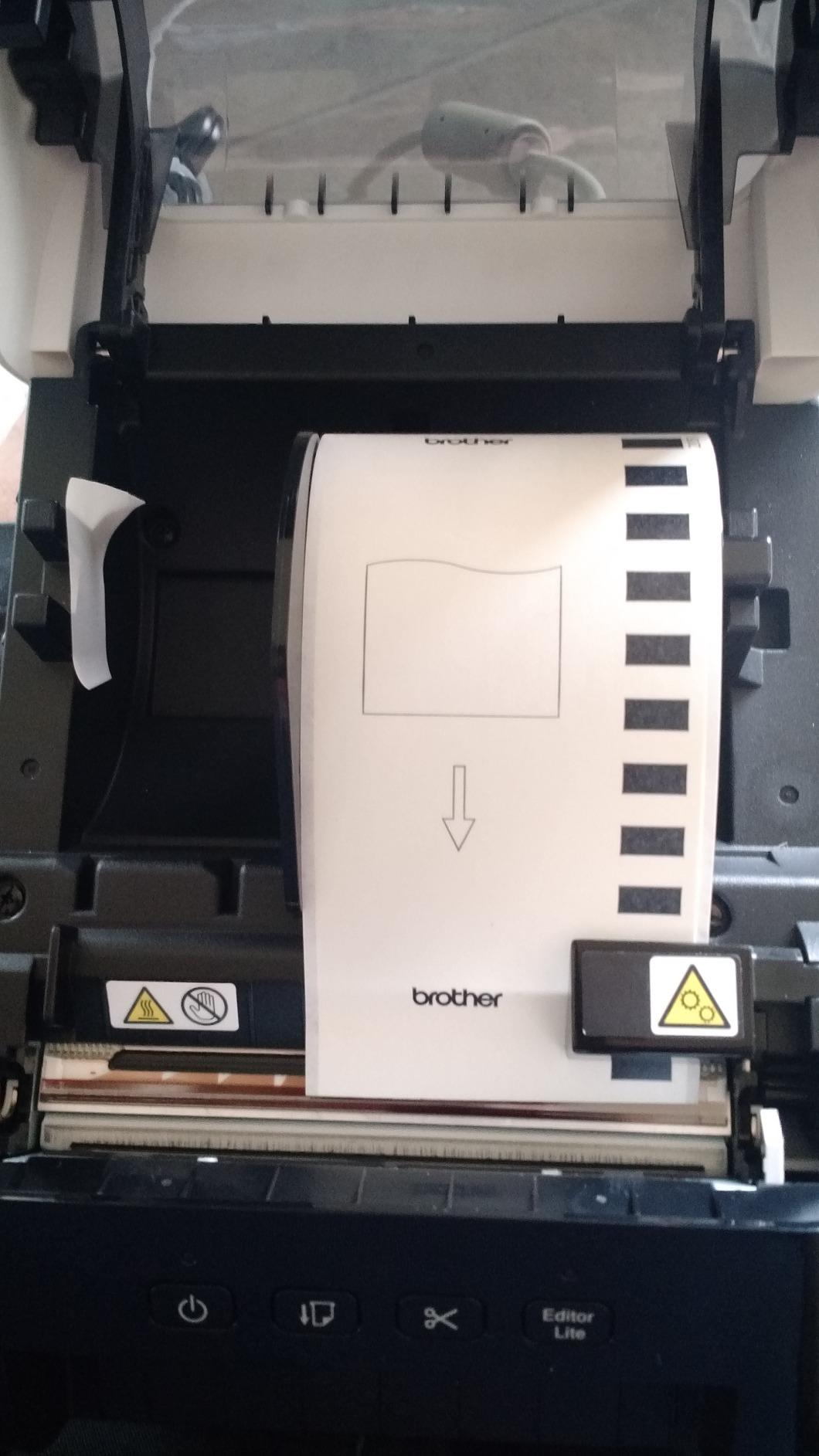 Brother QL-1100 Wide Format, Postage and Barcode Professional Thermal Monochrome Label Printer, Black customer photo 2