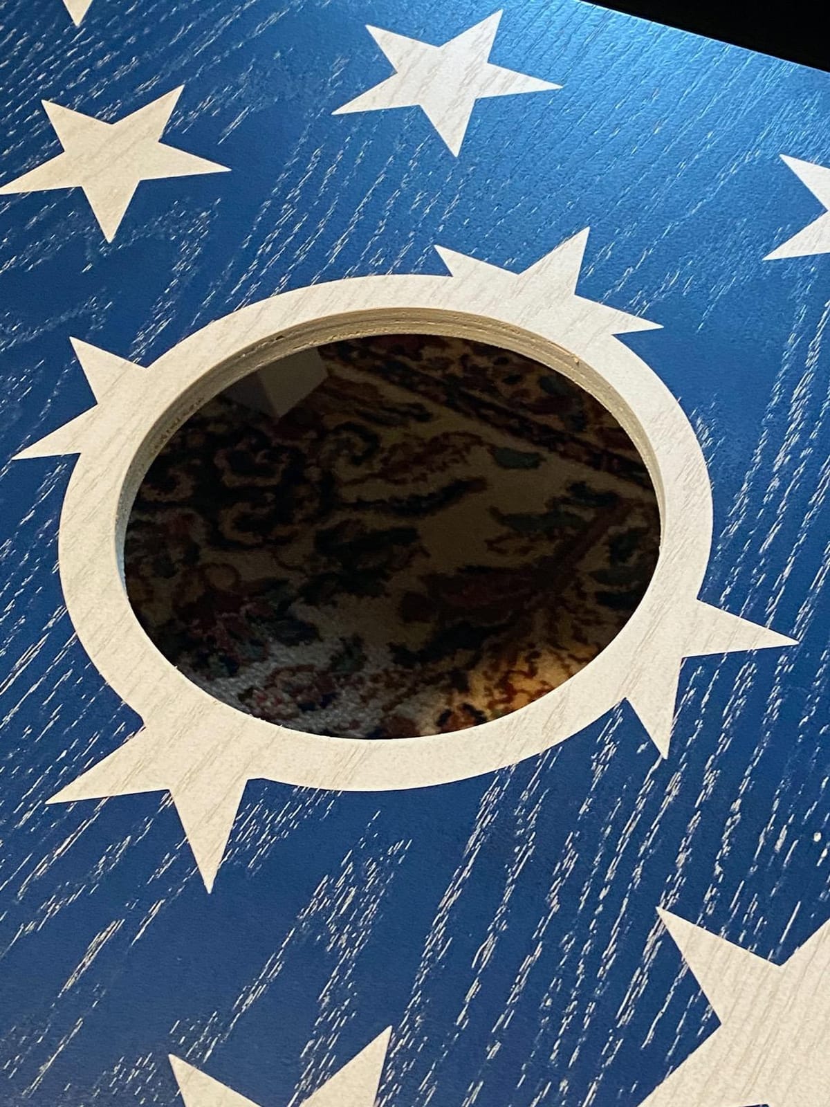 GoSports 4 x 2 ft Flag Series Wood Cornhole Sets - American Flag or State Flags - Includes 2 Regulation Size Boards, 8 Bean Bags, Carrying Case and Rules customer photo 1