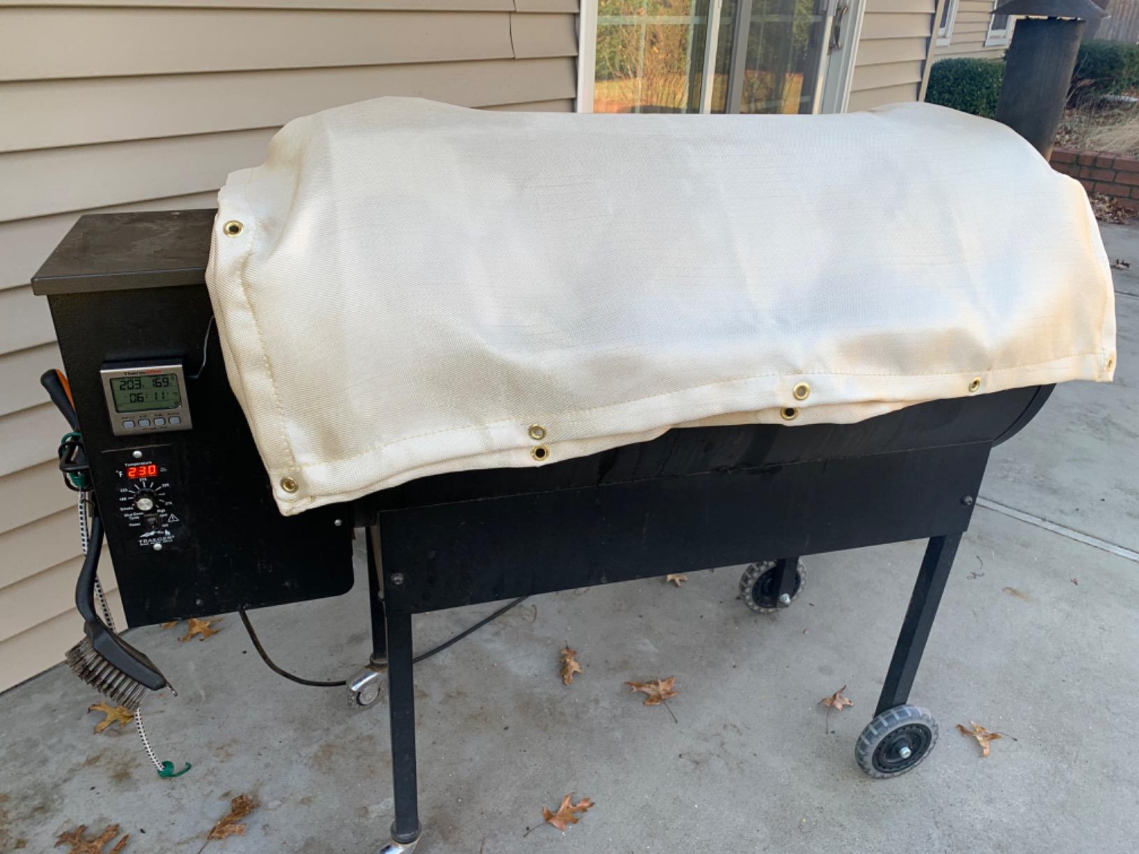 ABN Fire Blanket Fiberglass Welding Blanket Fireproof - 4x6 ft High Temp Insulating Welding Blanket for Smoker customer photo 1
