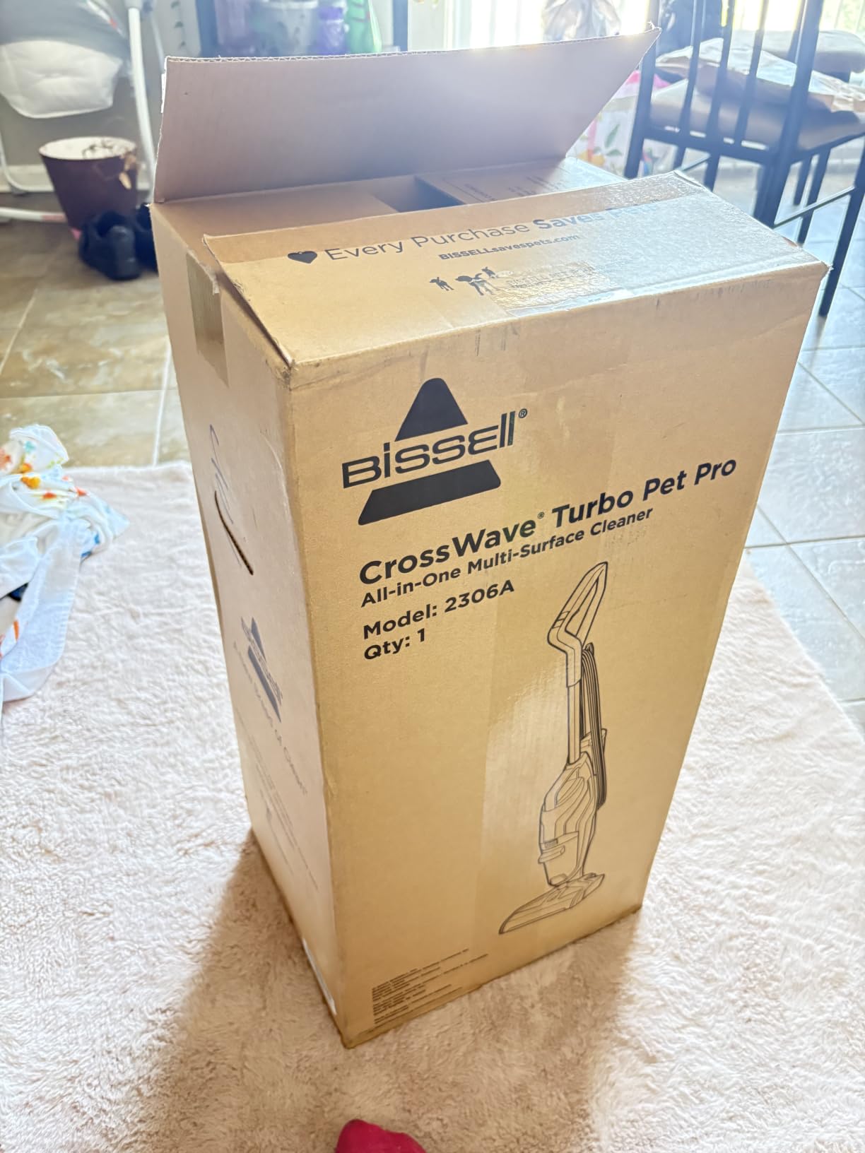 Bissell CrossWave Pet Pro Wet Dry Vacuum Mop, Hard Floors, 2306A | All-in-one vacuum & mop; area rugs & hard floors; simultaneous vacuuming & washing customer photo 2