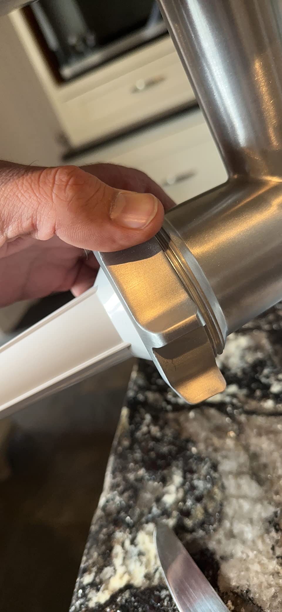 Weston #12 Electric Meat Grinder & Sausage Stuffer | 750 Watt, 1 HP Motor | Grinds 4 lbs Per Minute | Includes Stainless Steel Grinding Plates | Die-Cast Aluminum | 33-1301-W customer photo 1