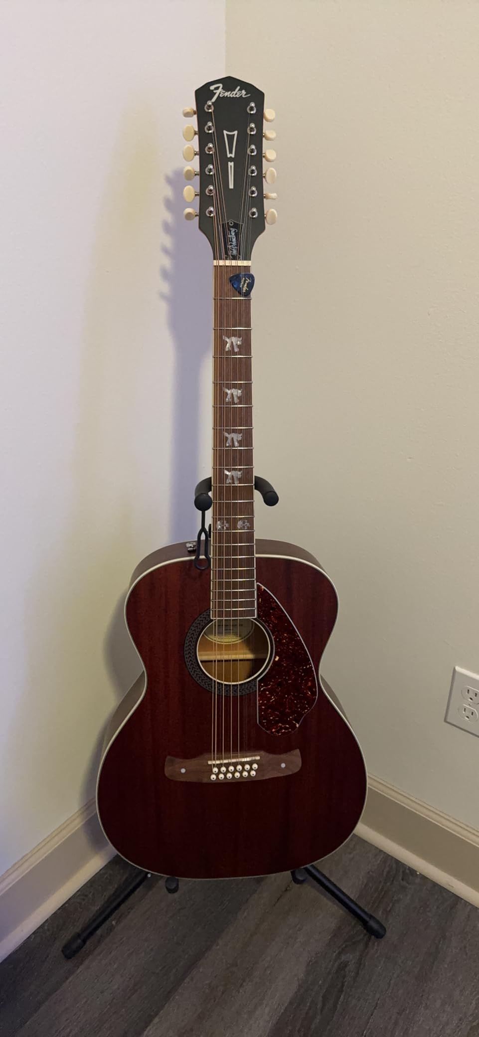 Fender Tim Armstrong Hellcat 12-String Concert Acoustic Guitar, with 2-Year Warranty, Natural, Walnut Fingerboard customer photo 2