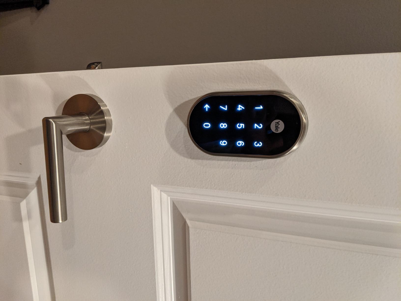 Google Nest x Yale Lock - Tamper-Proof Smart Lock for Keyless Entry - Keypad Deadbolt Lock for Front Door - Satin Nickel customer photo 2