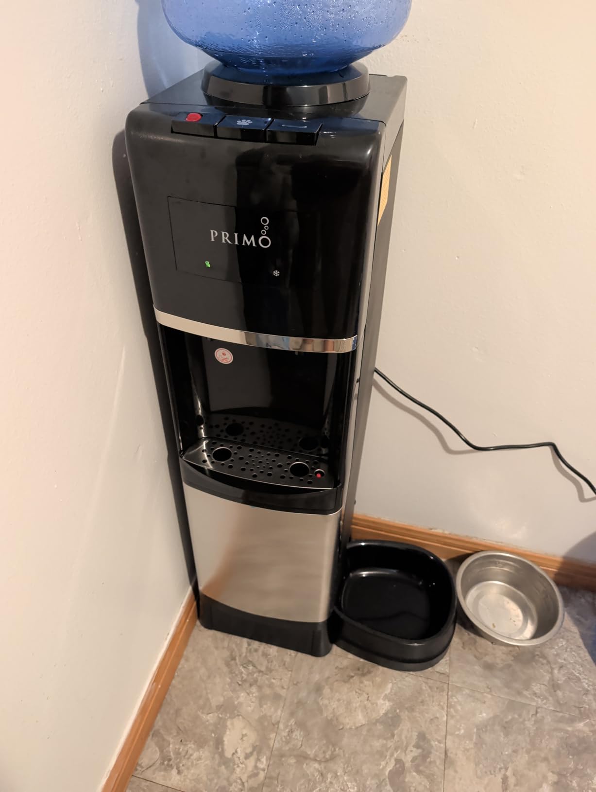 Primo Water Dispenser for 5 Gallon Bottle with Pet Drinking Station - Hot & Cold Top Loading Water Cooler Machine customer photo 1