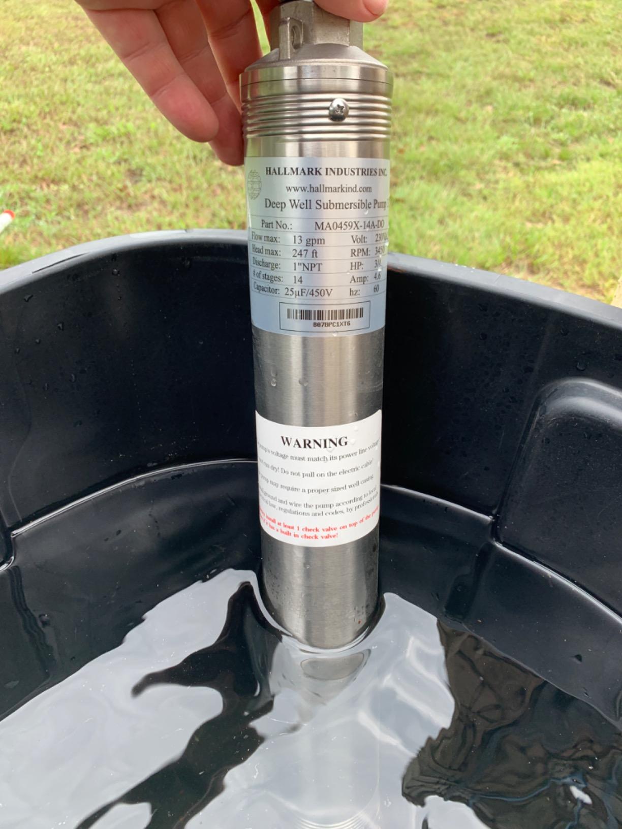Hallmark Industries MA0459X-14A Deep Well Pump, 3
