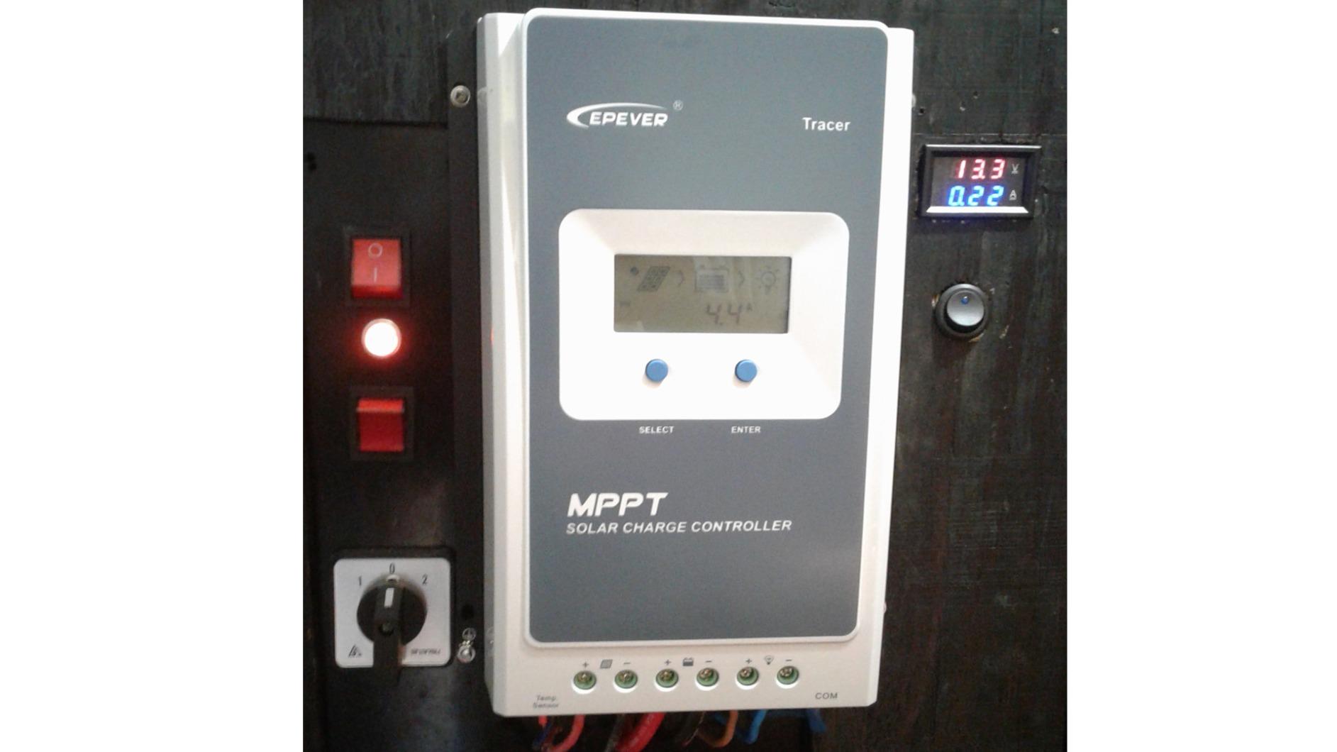 EPEVER MPPT Solar Charge Controller 40A 12V 24V Max PV 100V 520W/1040W | Solar Panel Regulator Tracer4210AN-G3 Common Negative Ground LCD Display for Gel AGM Flooded Sealed LiFePO4 Lithium Battery customer photo 2