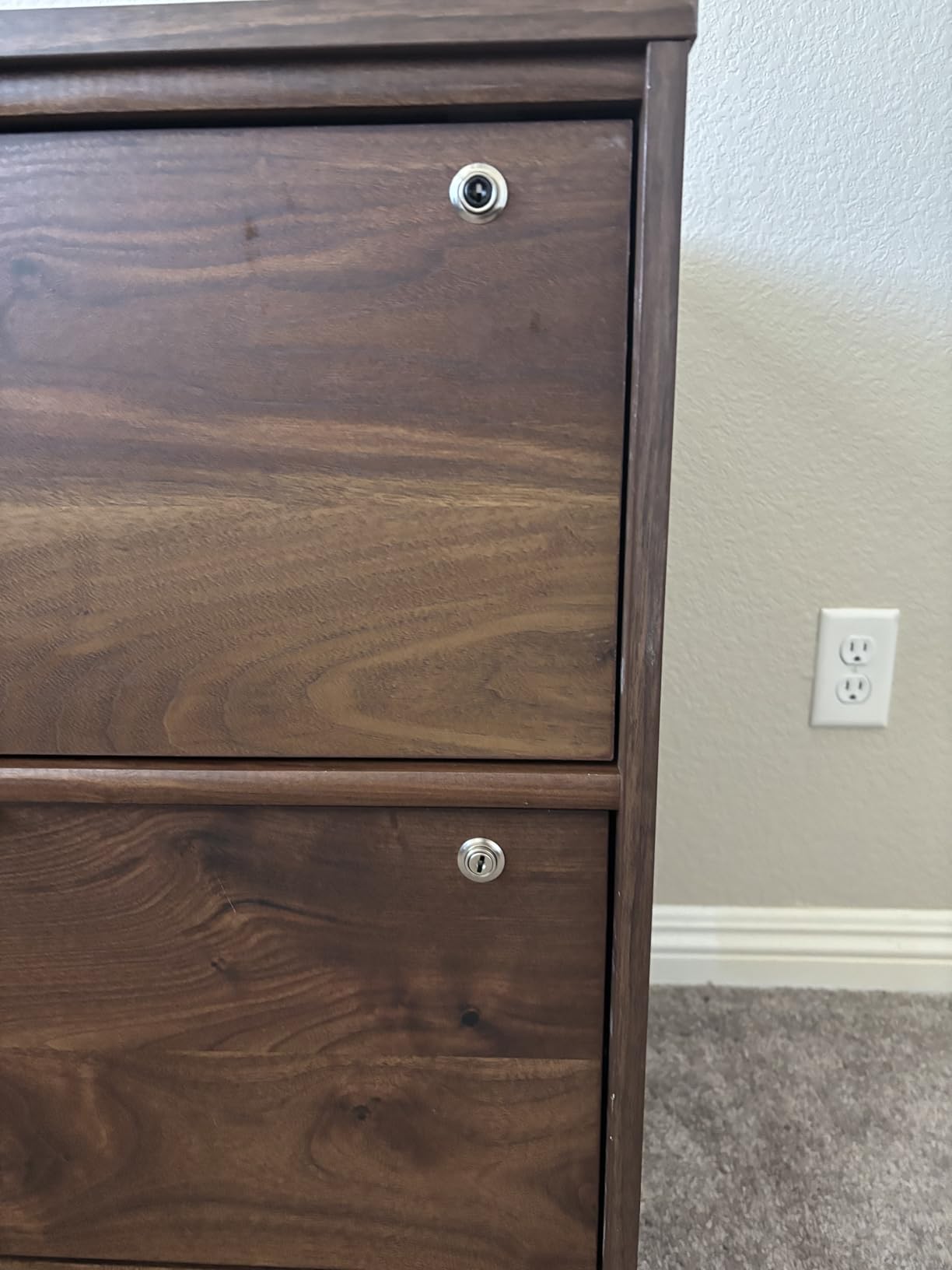 Sauder Clifford Place Lateral File, Grand Walnut finish customer photo 1