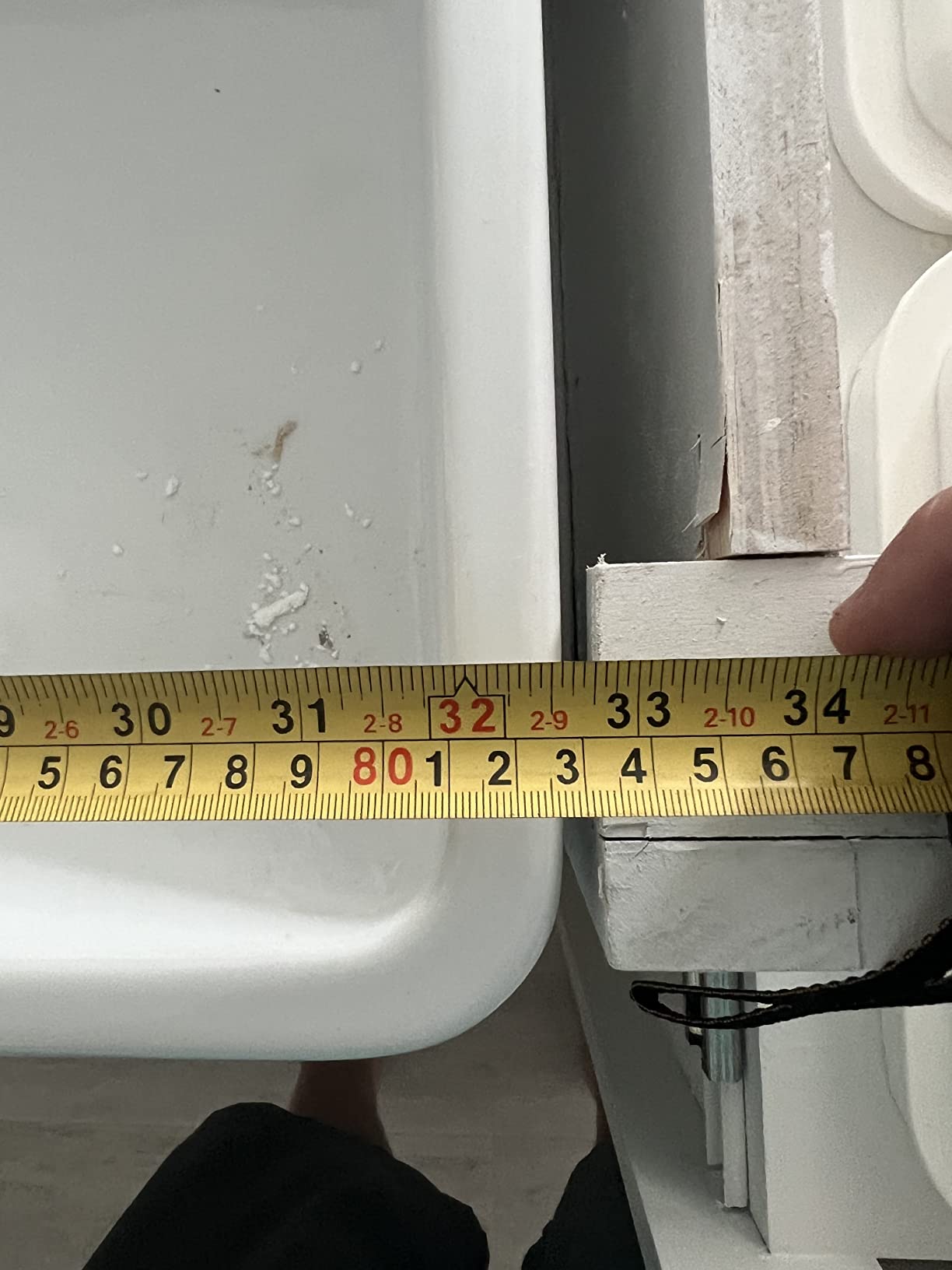 Ruvati 33x20-in White Reversible Fireclay Farmhouse Sink - RVL2300WH customer photo 1