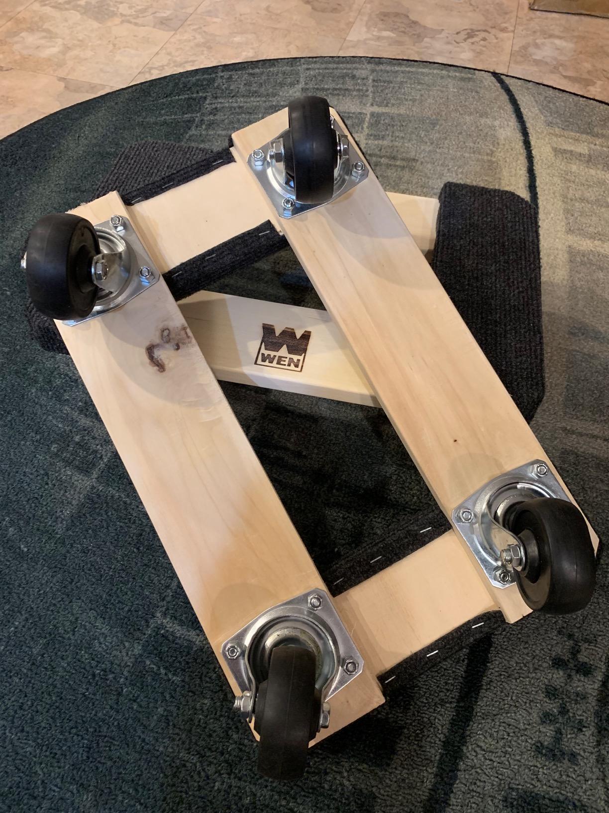WEN 721218 1000 lbs. Capacity 12 in. x 18 in. Hardwood Furniture Dolly (2-Pack) customer photo 1