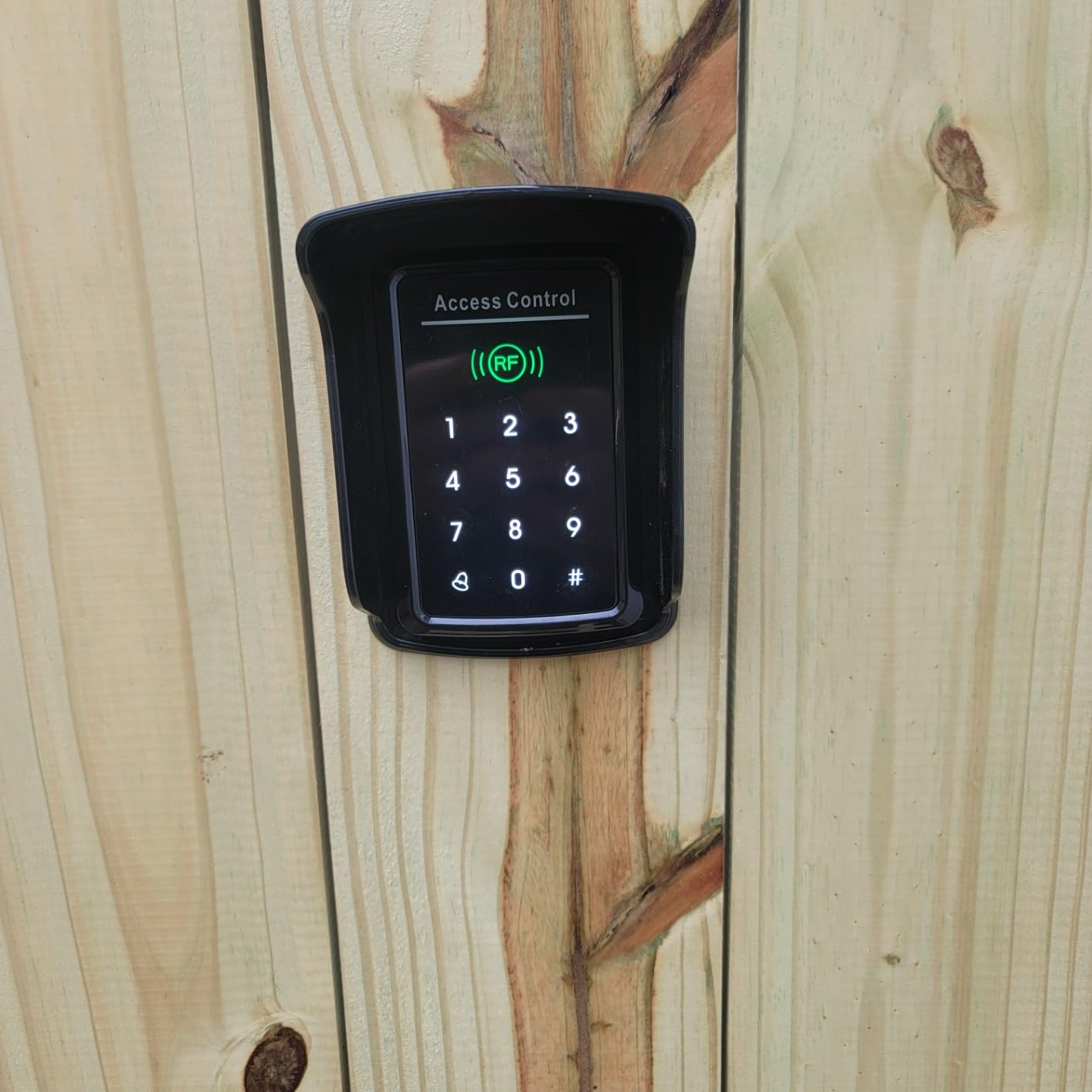 TOPENS AD8S Automatic Solar Gate Opener for Heavy Duty Dual Swing Gates Up to 18ft per Arm, Dual Swing Gate Operator Battery Powered with Remote Control Kit Gate Motor Solar Panel Included customer photo 2