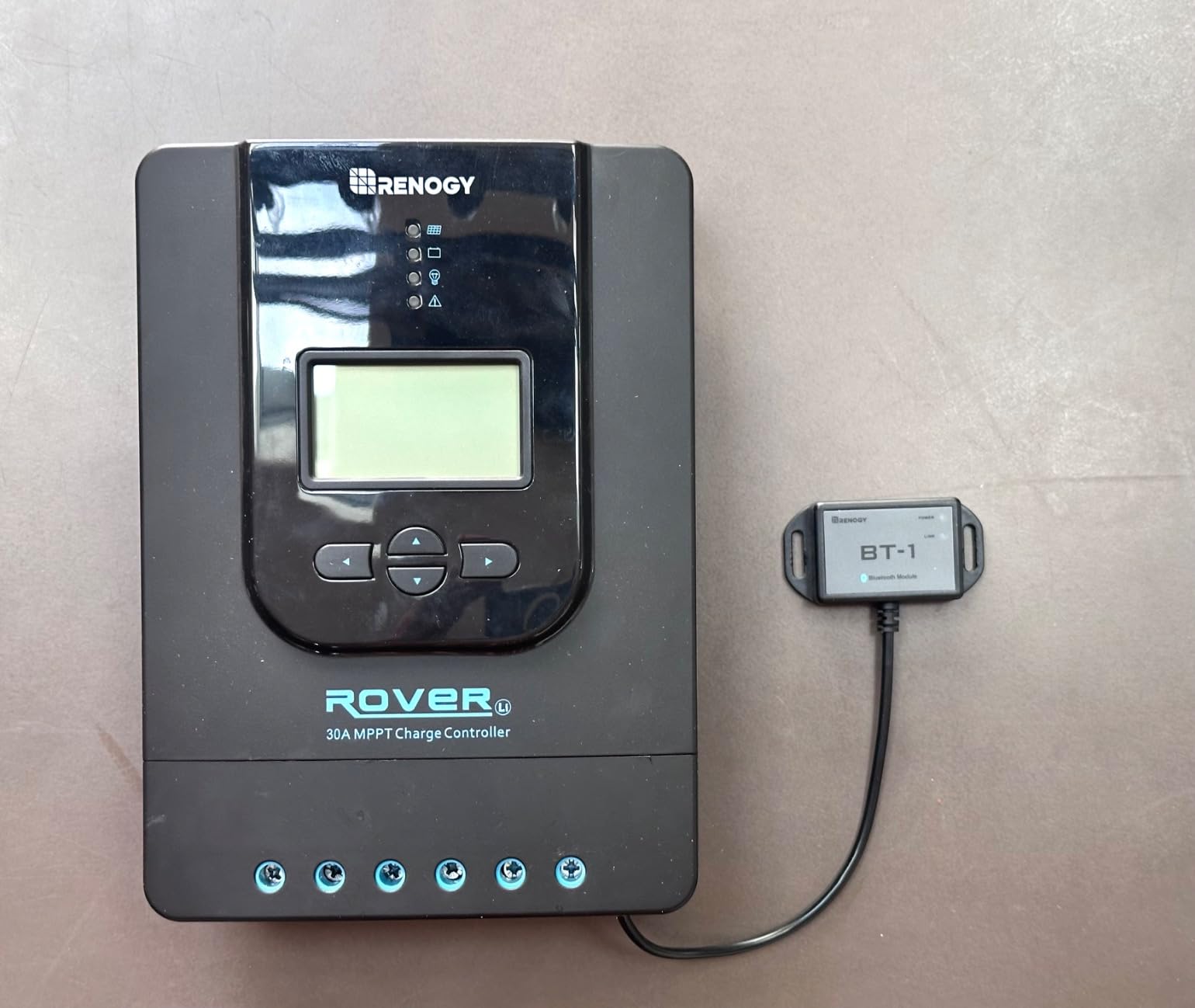 Renogy Rover 30A 12V/24V Auto DC Input MPPT Solar Charge Controller Parameter Adjustable LCD Display Solar Panel Regulator fit for Gel Sealed Flooded and Lithium Battery customer photo 2