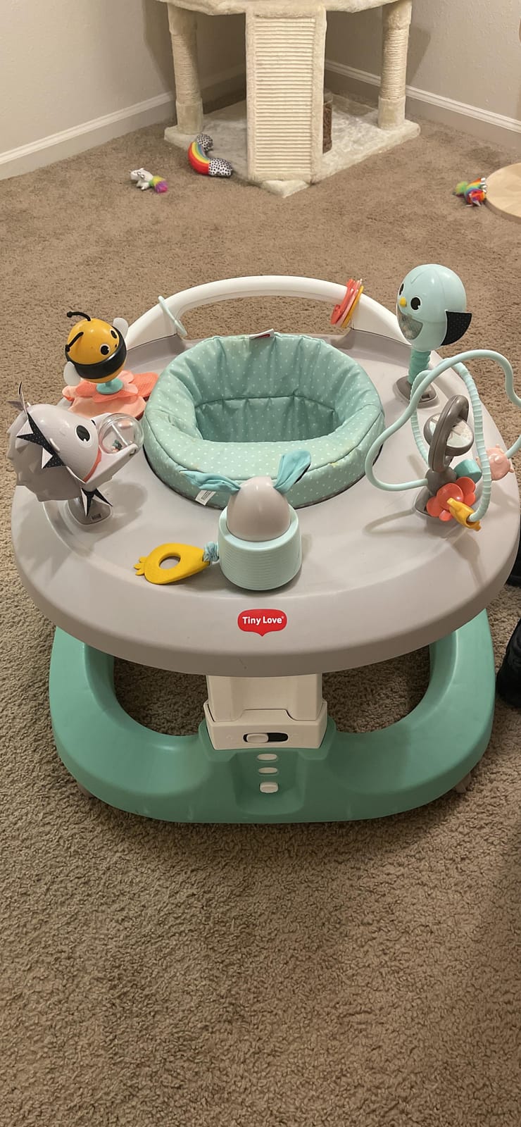 Tiny Love 4-in-1 Here I Grow Mobile Activity Center, Baby Walkers and Activity Center, Baby Activity Center with Interactive Toys and Developmental Activities, Meadow Days customer photo 2