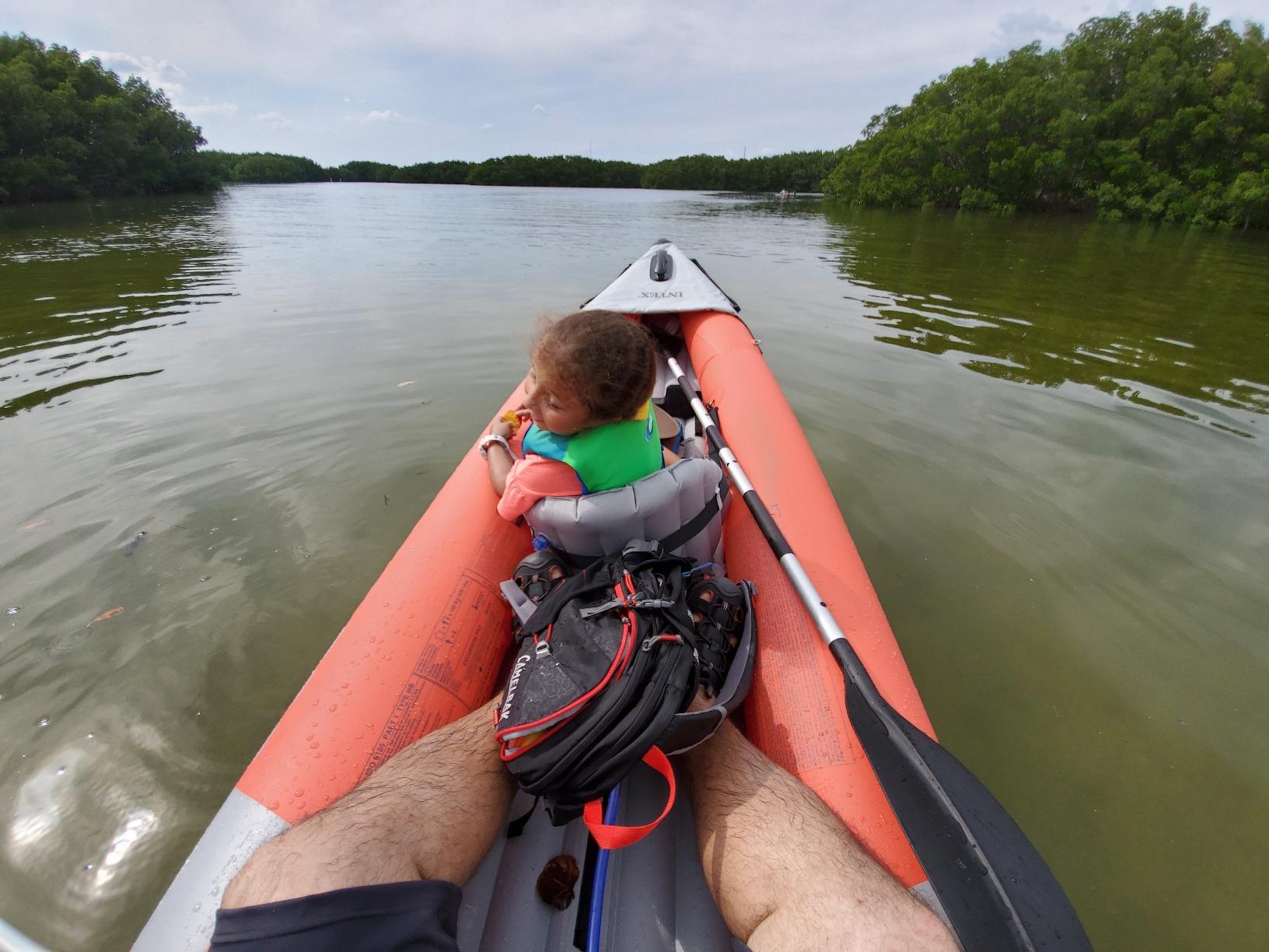 INTEX Excursion Pro K2 Inflatable Kayak 2-Person Set with Paddles & Pump | 68309EP - Portable Sit-on Tandem Kayak with Removable Skegs and Two Dry Bags for Gear, 12ft 9in x 3ft customer photo 1