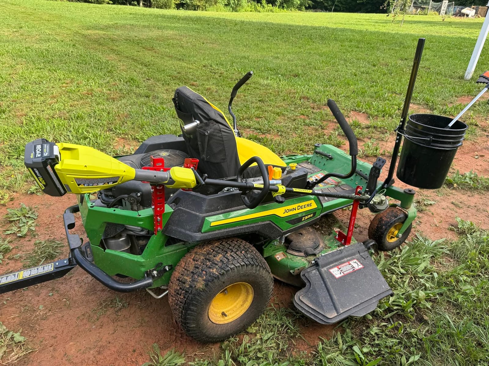 Jungle Jim's Mower Trimmer Rack - Universal Fit for Walk-Behind, Stand-On, and ZTR Mowers customer photo 1