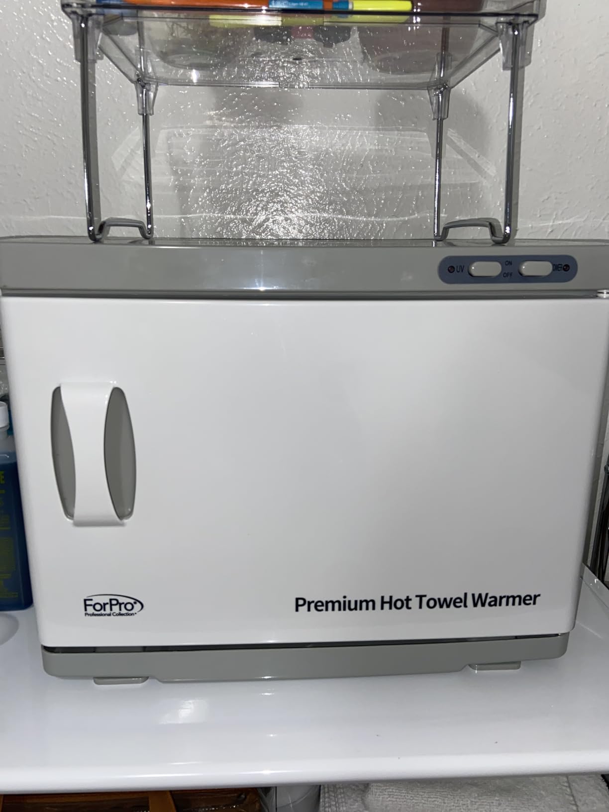 ForPro Professional Collection Premium Hot Towel Warmer, 23L Extra Large Capacity, Two Stainless Steel Racks, White customer photo 2