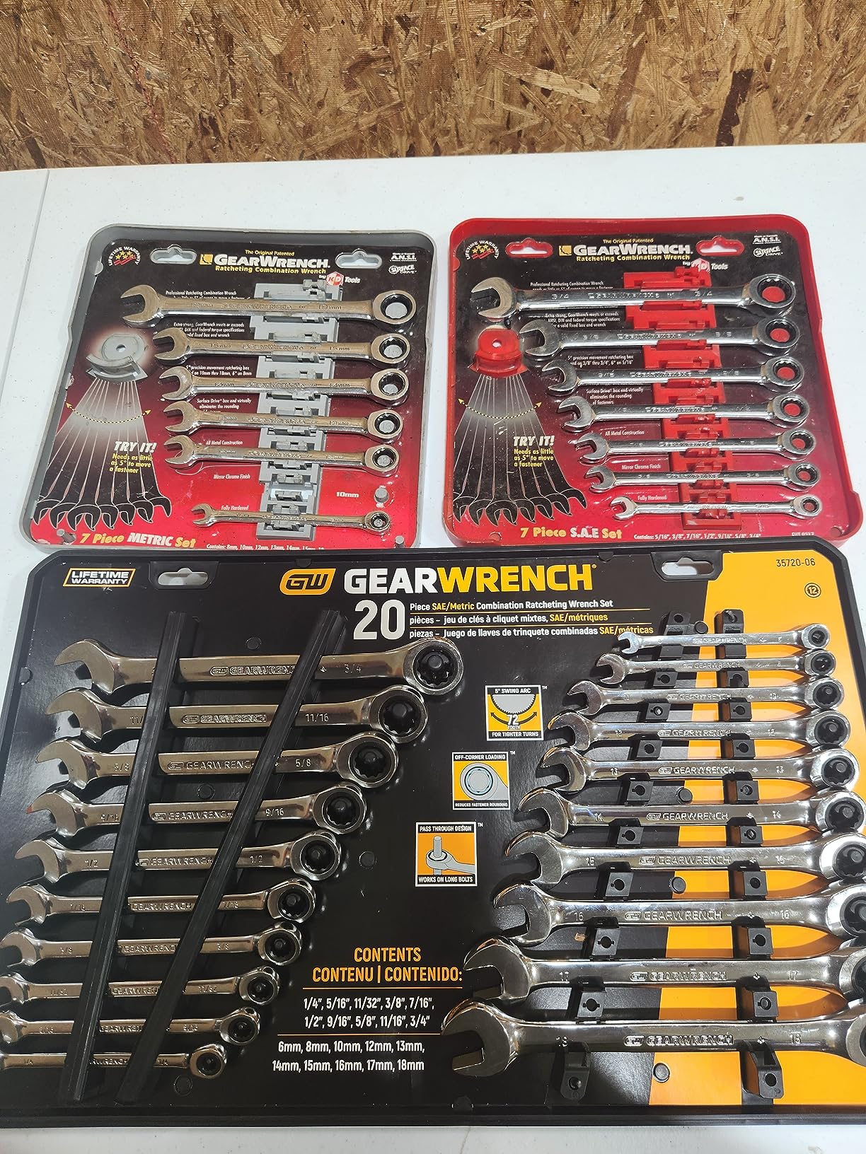 GEARWRENCH 20 Piece Ratcheting Wrench Set | SAE & Metric | 35720 customer photo 2