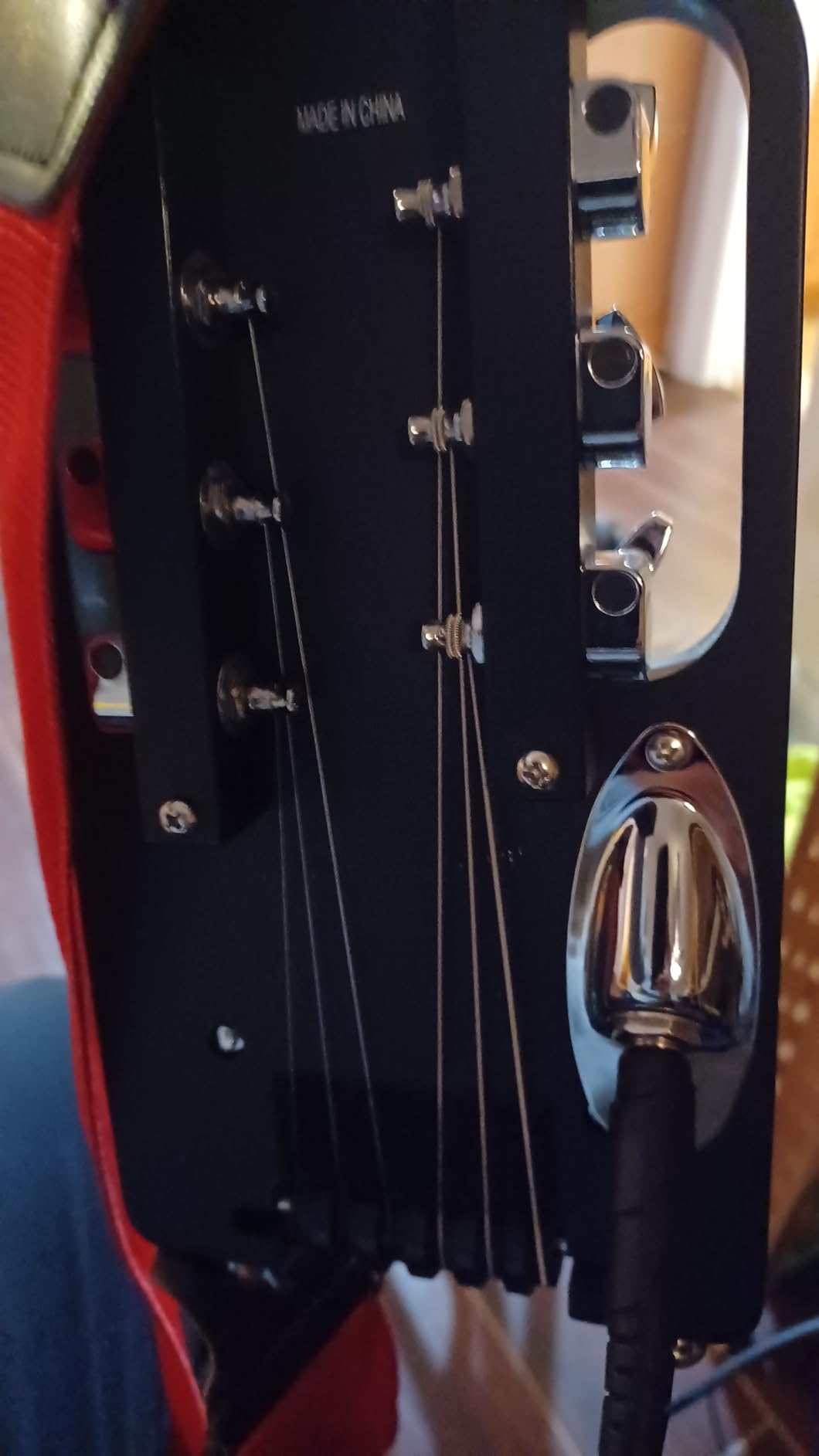 Traveler Guitar Ultra-Light Electric Guitar Matte Black | Portable Electric with Removable Lap Rest | Full 24 3/4
