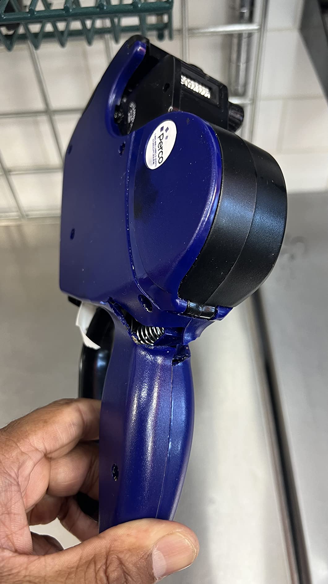 Perco Pro 1 Line Price Gun with Labels Kit, Includes 1 Line Pricing Gun, 10,000 White Labels, with Pre-Loaded Inker customer photo 1