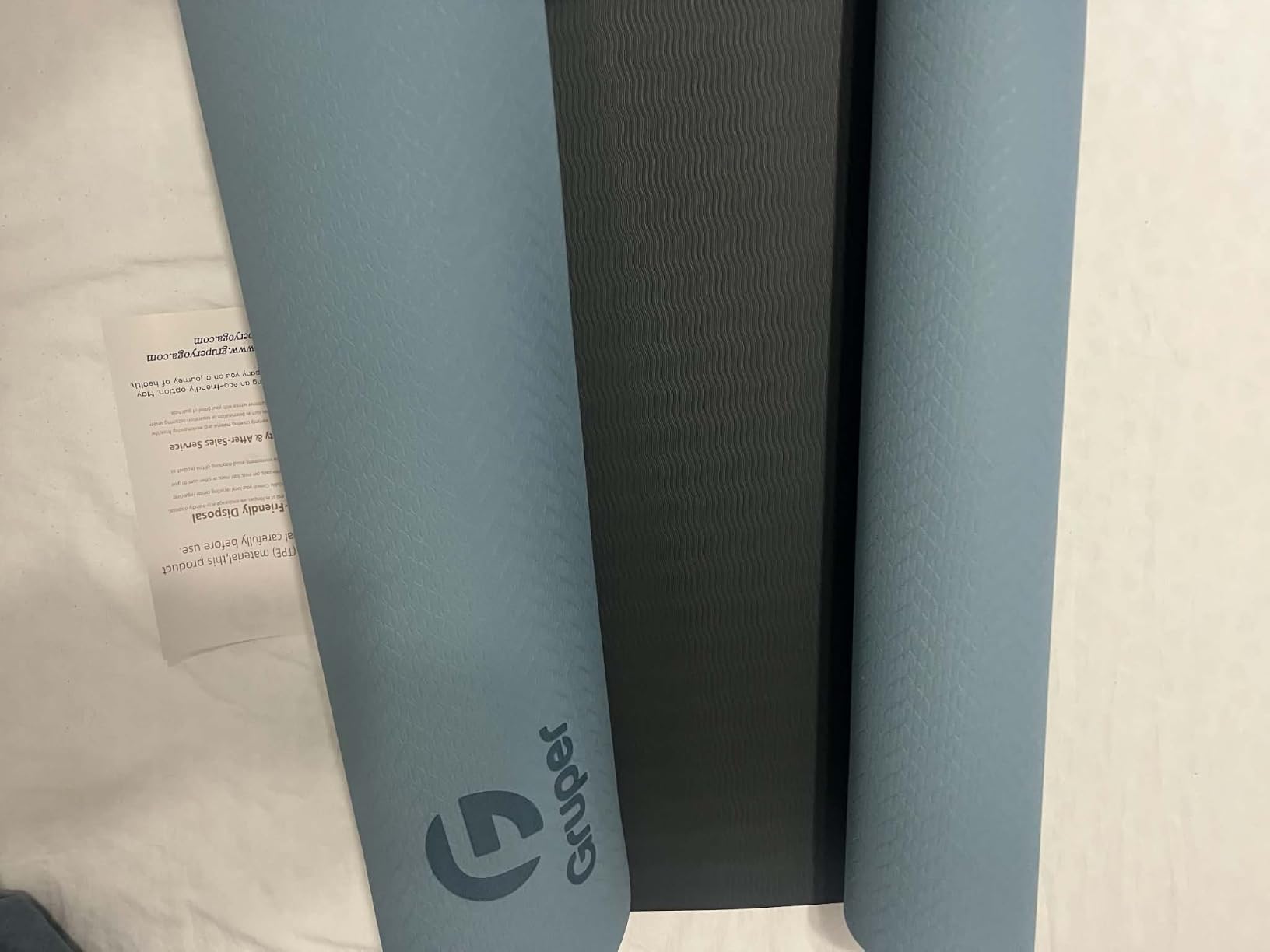 Gruper Yoga Mat Non Slip, Eco Friendly Fitness Exercise Mat with Carrying Strap, Pro Yoga Mats for Women, Workout Mats for Home, Pilates and Floor Exercises customer photo 1