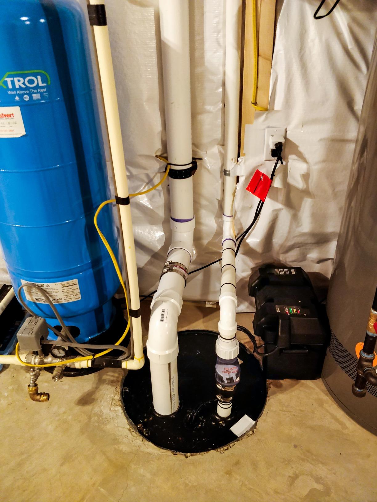 Wayne Preassembled Primary & Battery Backup Sump Pump Combo System | 1/2 HP, Integrated Vertical Float Switch, 12 Volt Battery Back Up Capability, 5,100 Gallons Per Hour customer photo 1