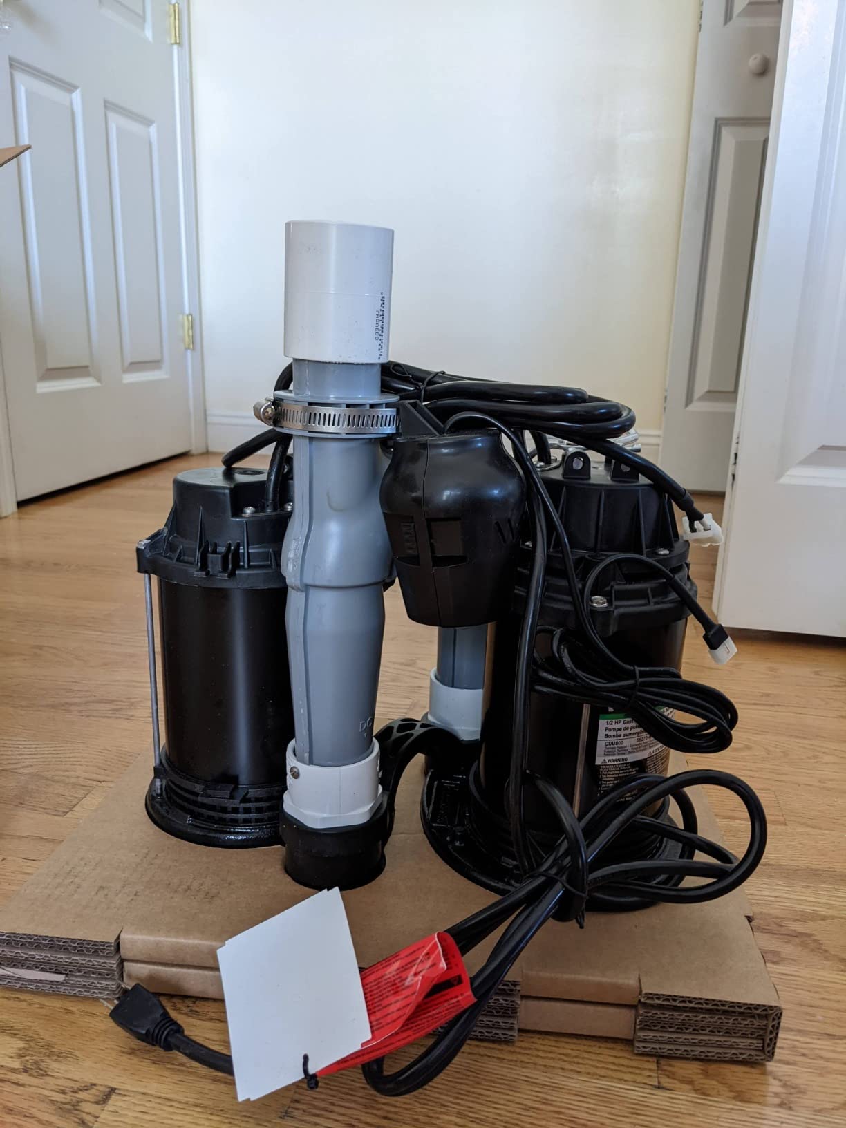Wayne Preassembled Primary & Battery Backup Sump Pump Combo System | 1/2 HP, Integrated Vertical Float Switch, 12 Volt Battery Back Up Capability, 5,100 Gallons Per Hour customer photo 2