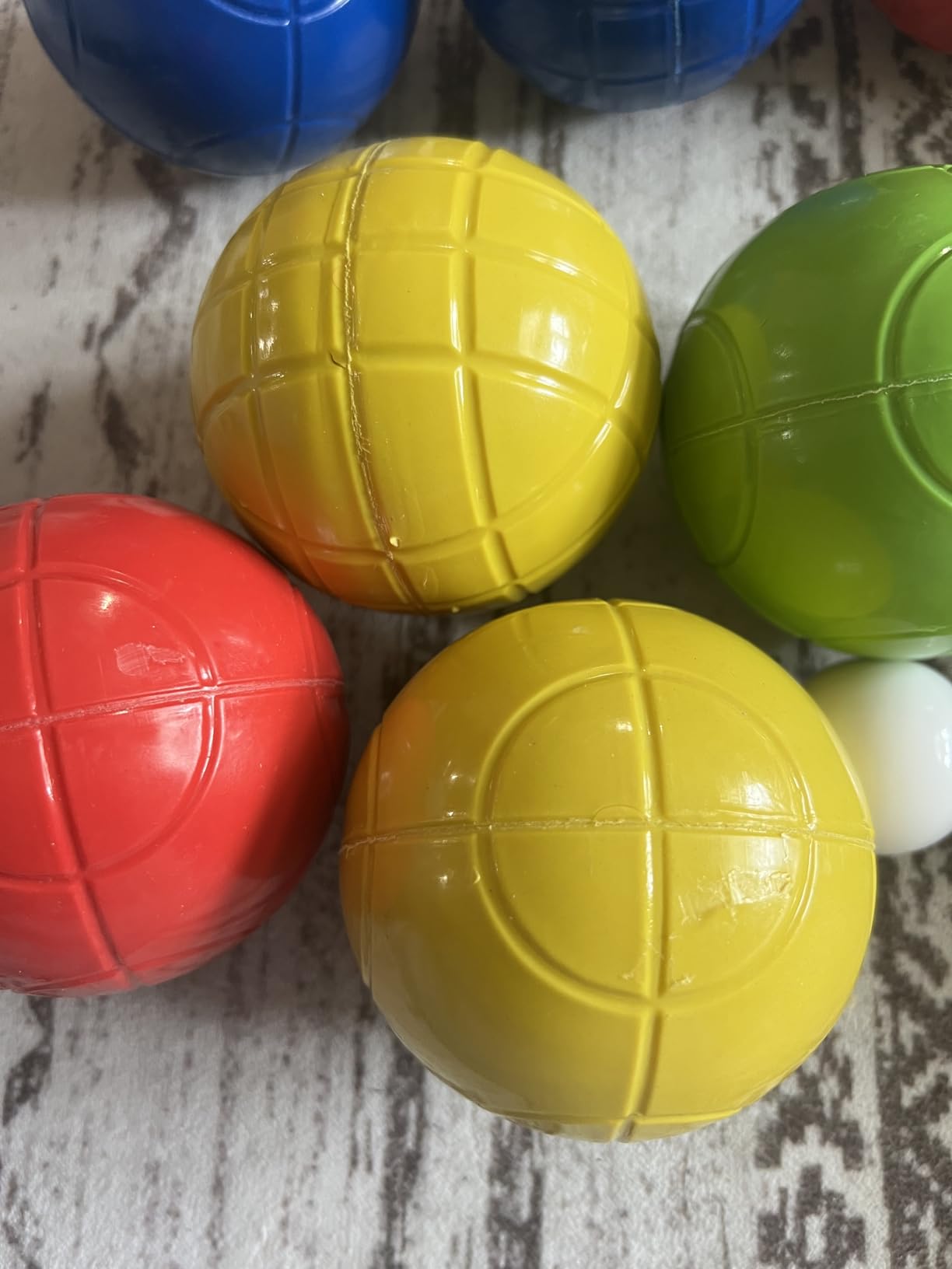 Franklin Sports Bocce Ball Set - 8 All Weather Bocce Balls and 1 Pallino - Beach, Backyard Lawn or Outdoor Party Game - Professional, American, and Starter Set Options customer photo 2