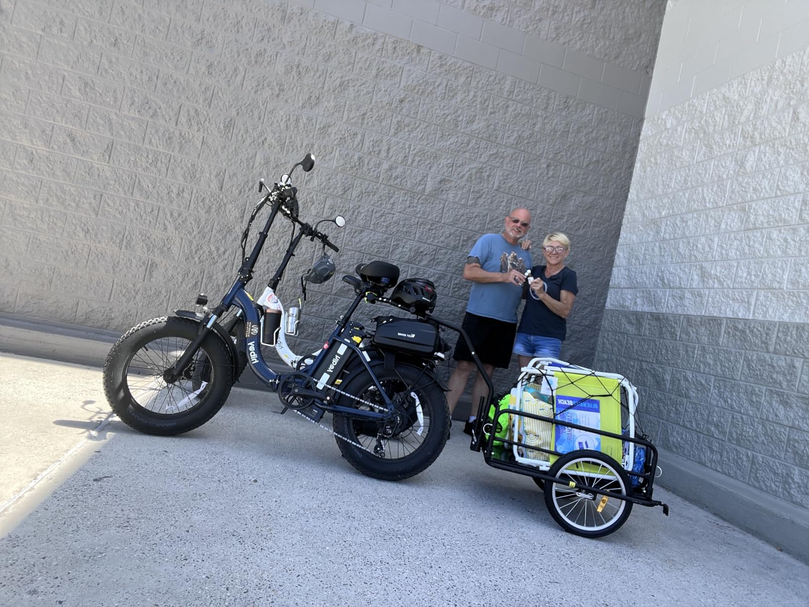 Aosom Bike Cargo Trailer Heavy-Duty with Universal Hitch 16